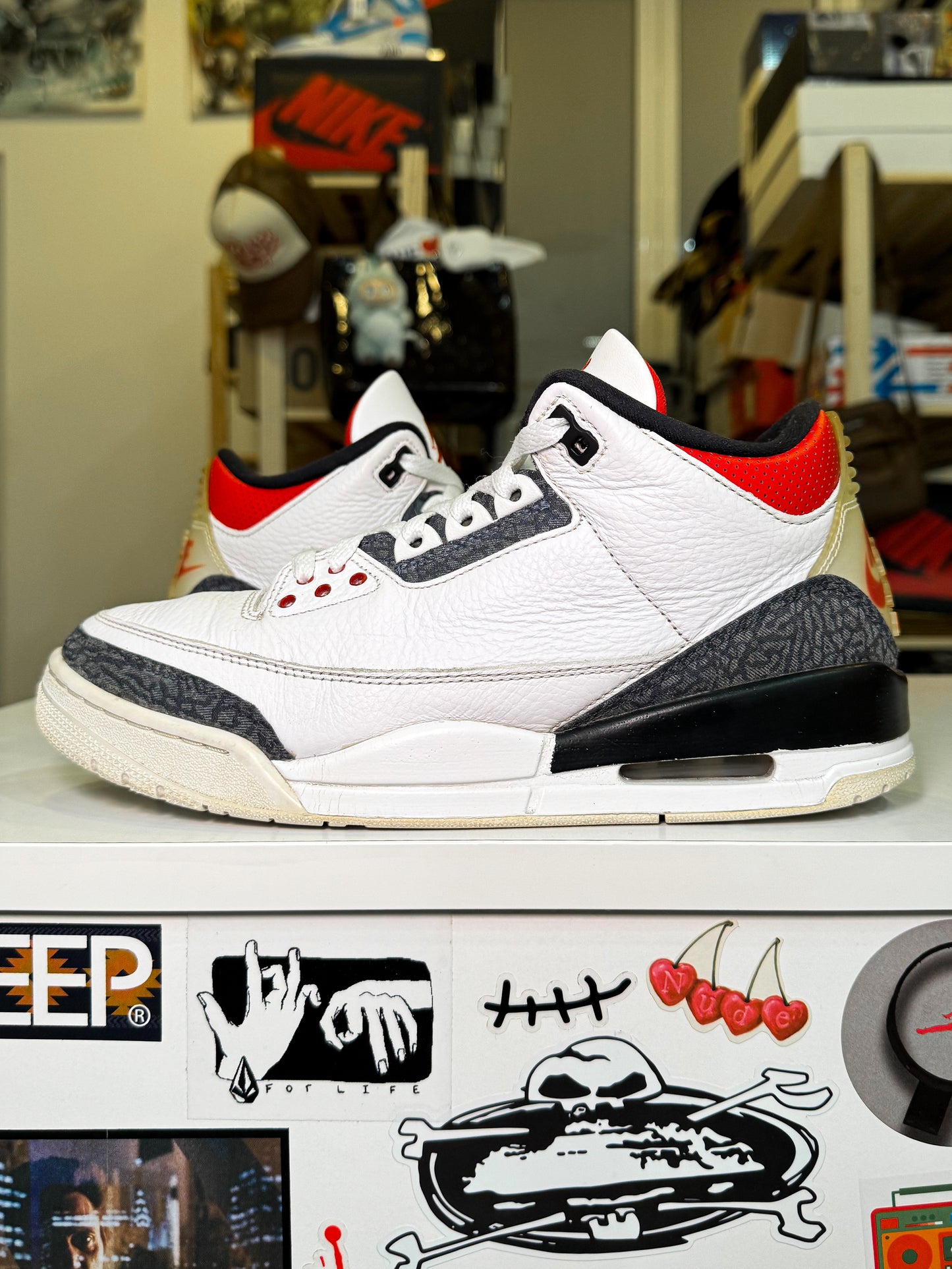 Air Jordan 3 Retro Denim SE ‘Fire Red’ 2020 - Recondicionado