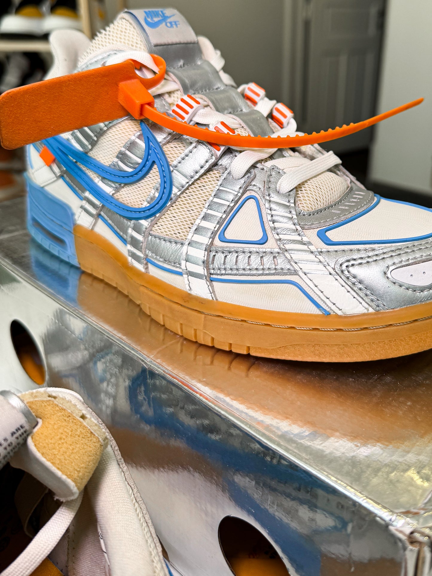 Nike Air Rubber Dunk x Off White ‘University Blue’ EU Exclusive 2020 - Recondicionado