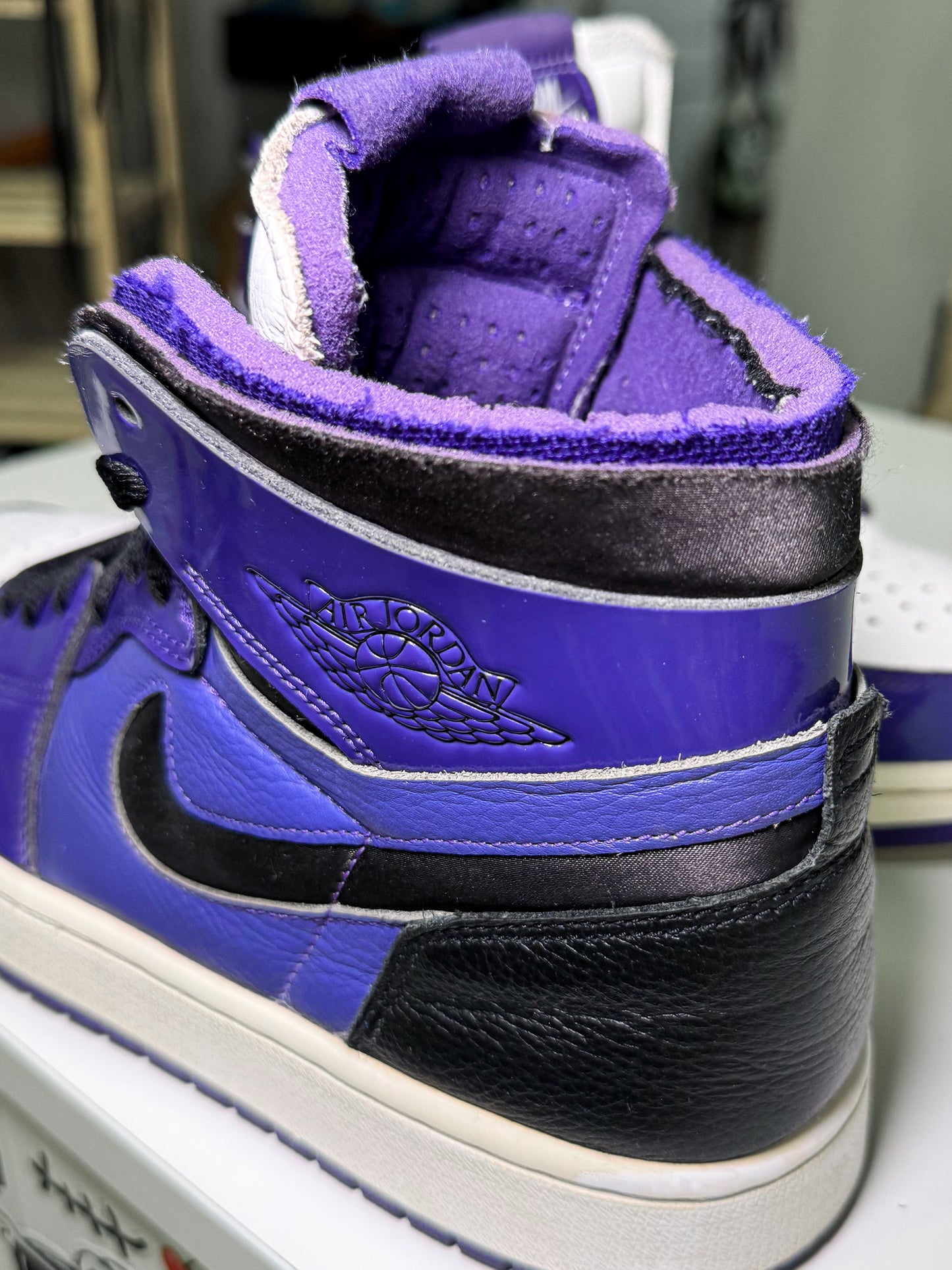 Air Jordan 1 High Zoom CMFT ‘Court Purple Patent’ W 2022 - Recondicionado