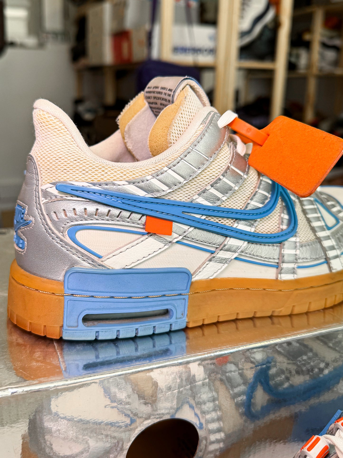 Nike Air Rubber Dunk x Off White ‘University Blue’ EU Exclusive 2020 - Recondicionado