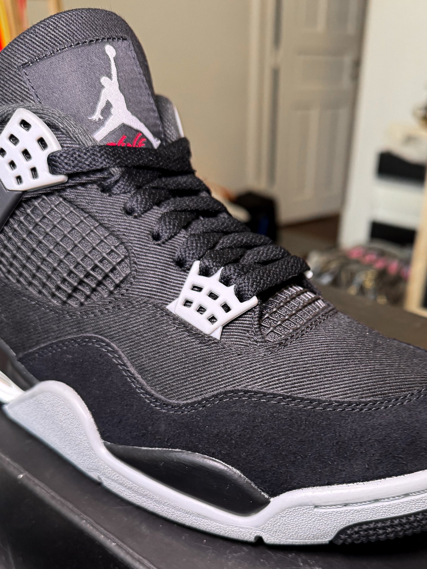 Air Jordan 4 Retro 'Black Canvas' 2022 - Recondicionado