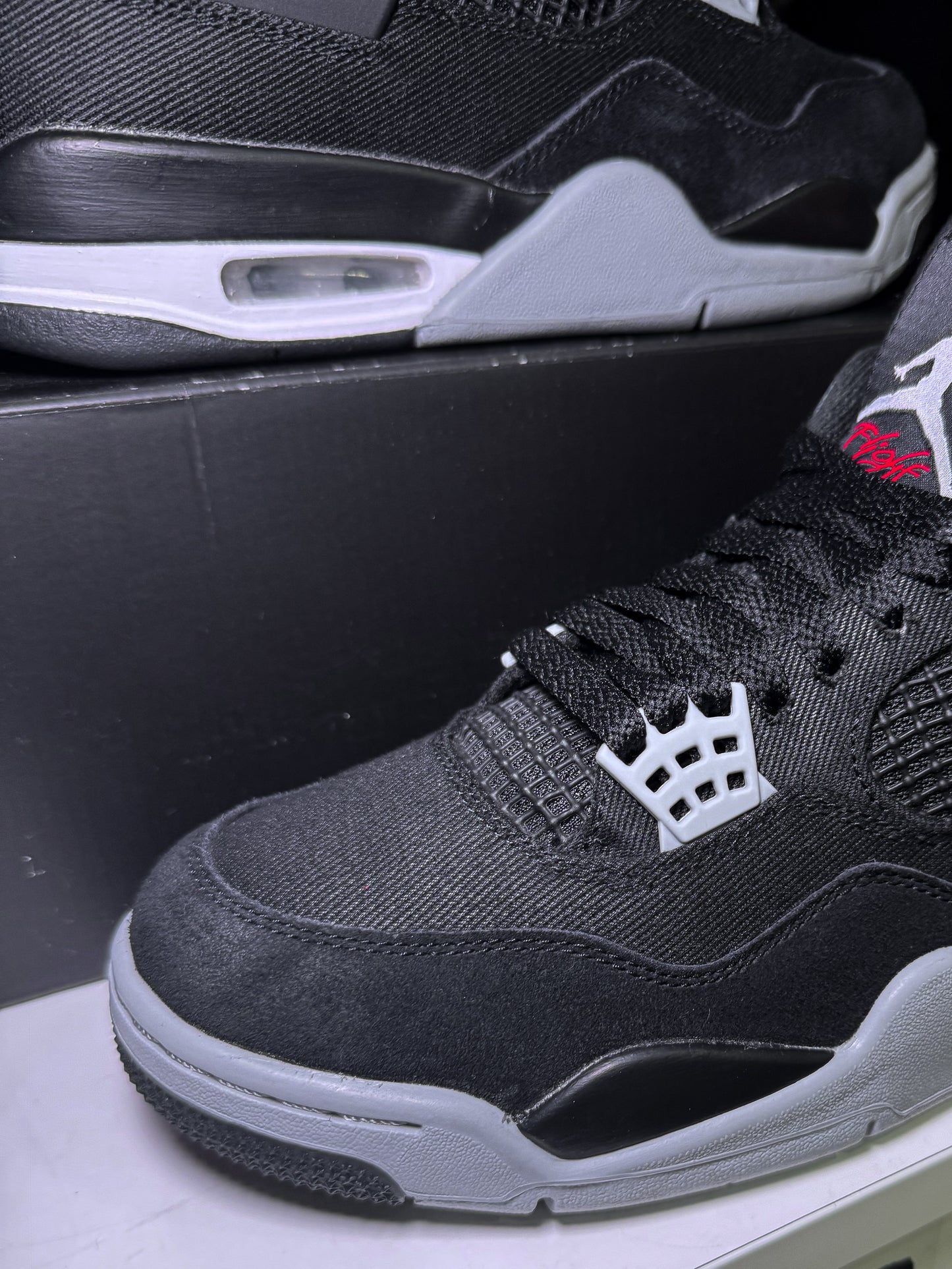 Air Jordan 4 Retro 'Black Canvas' 2022 - Recondicionado