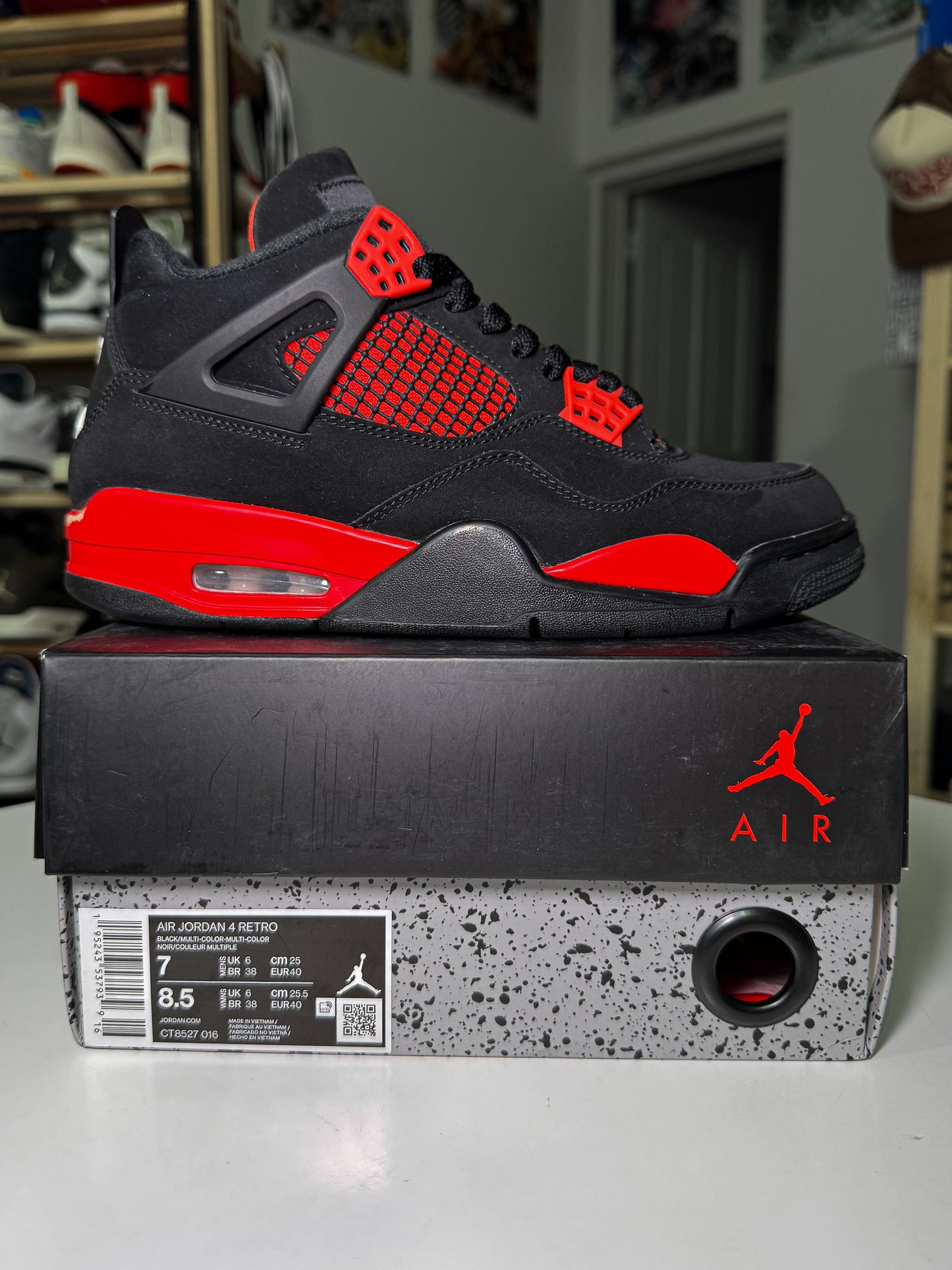 Air Jordan 4 Retro 'Red Thunder' 2022 - Recondicionado