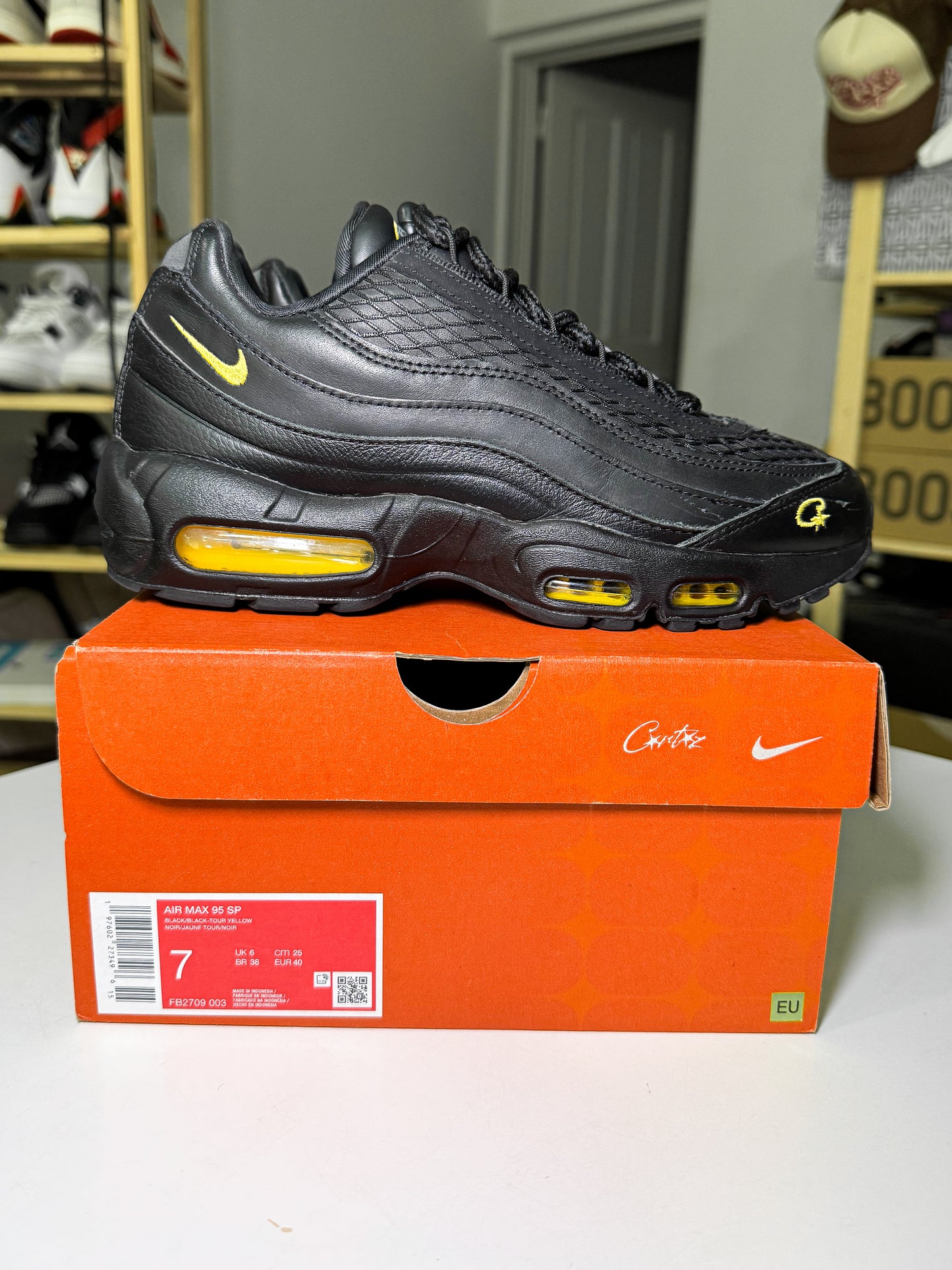 Nike Air Max 95 SP x Corteiz ‘Honey Blacks’ 2025 - Recondicionado