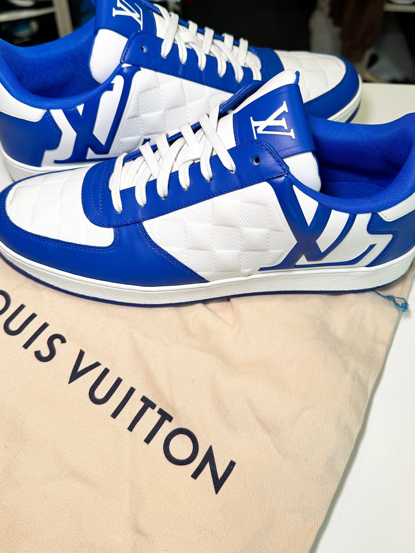 Louis Vuitton Rivoli Embossed Damier ‘Blue’ - VNDS