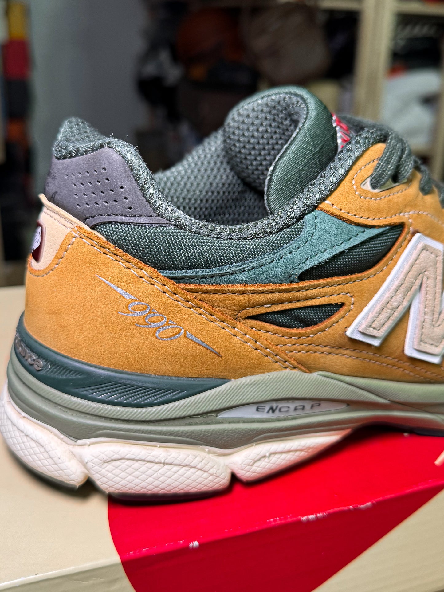 New Balance 990v3 MiUSA x Teddy Santis ‘Tan Green’ 2023 - Recondicionado