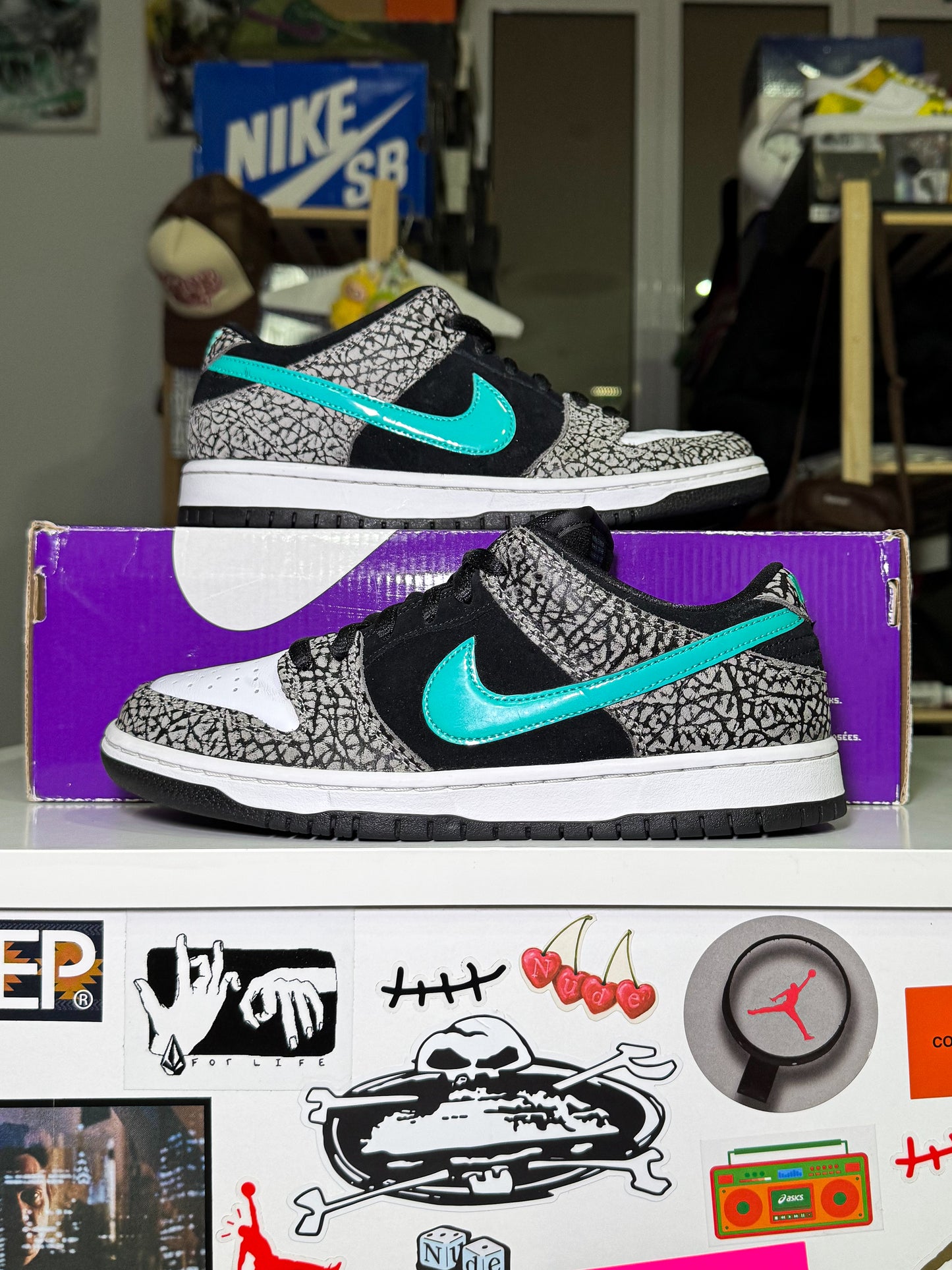 Nike SB Dunk Low Pro 'Atmos Elephant Print’ 2020 - Recondicionado