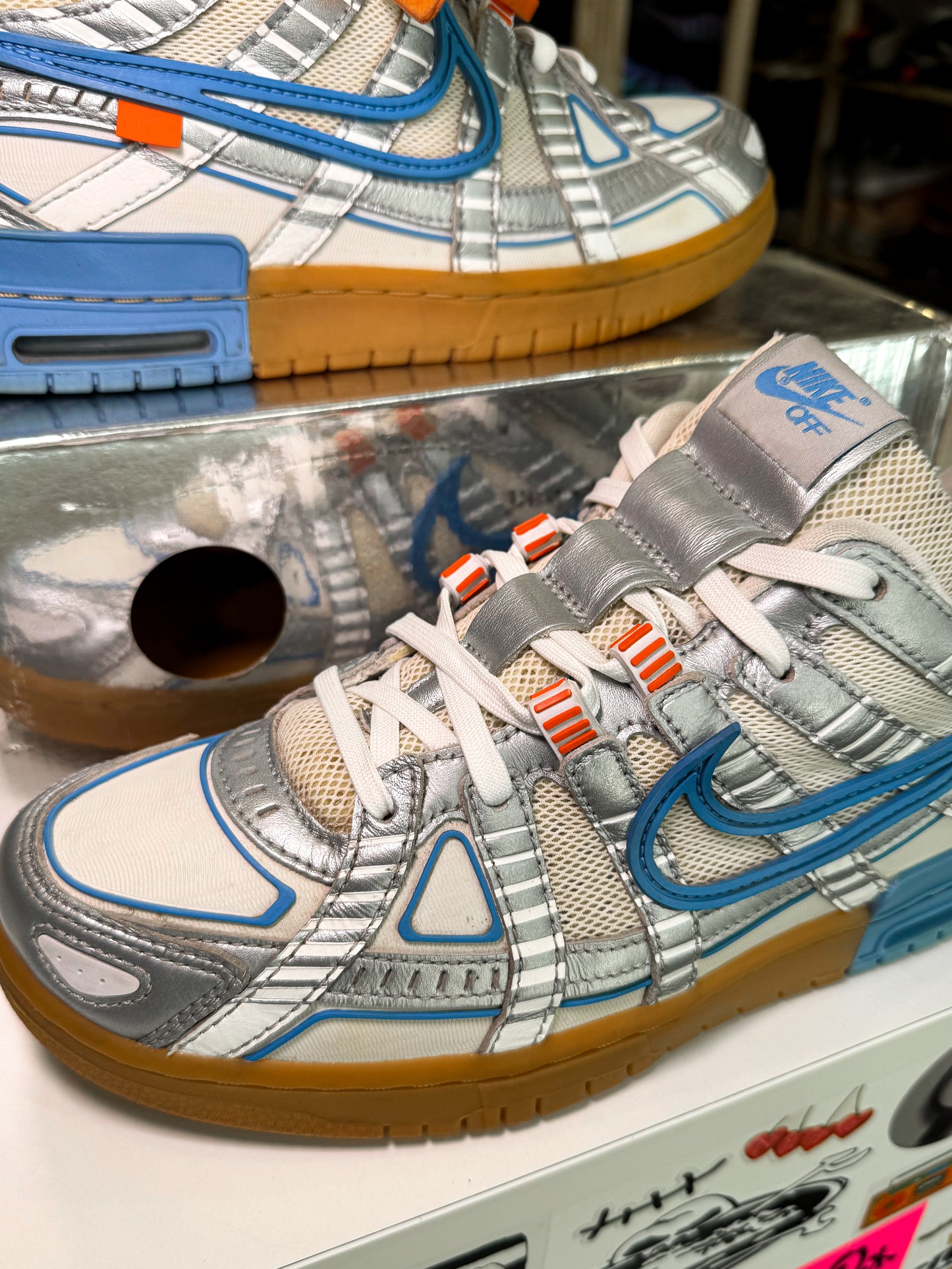 Nike Air Rubber Dunk x Off White ‘University Blue’ EU Exclusive 2020 - Recondicionado