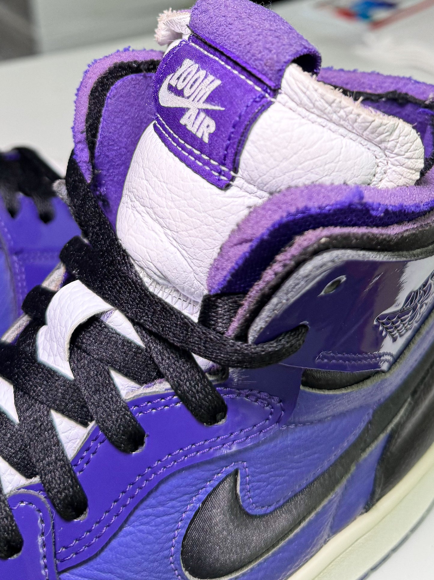 Air Jordan 1 High Zoom CMFT ‘Court Purple Patent’ W 2022 - Recondicionado