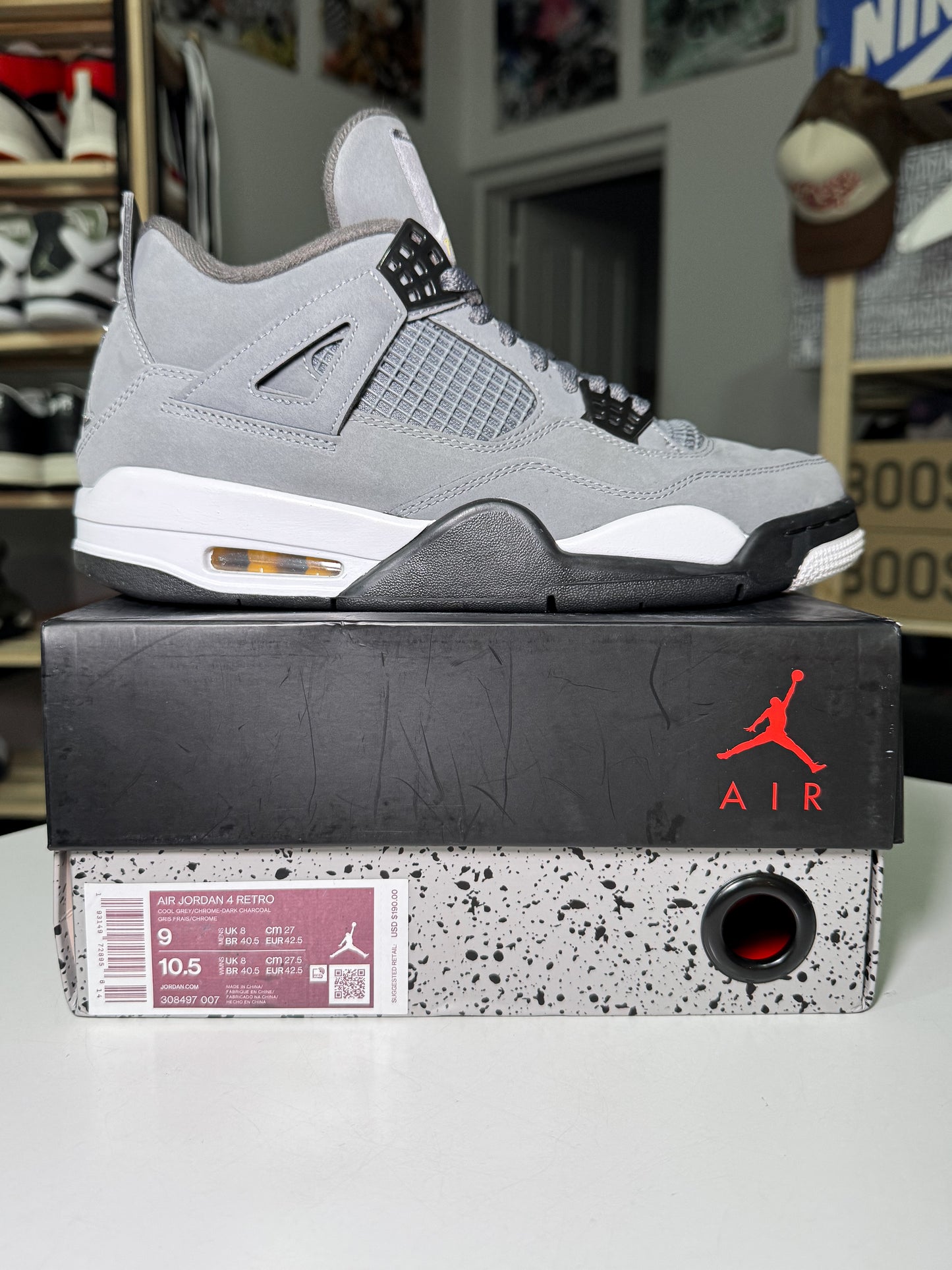 Air Jordan 4 Retro ‘Cool Grey’ 2019 - Recondicionado