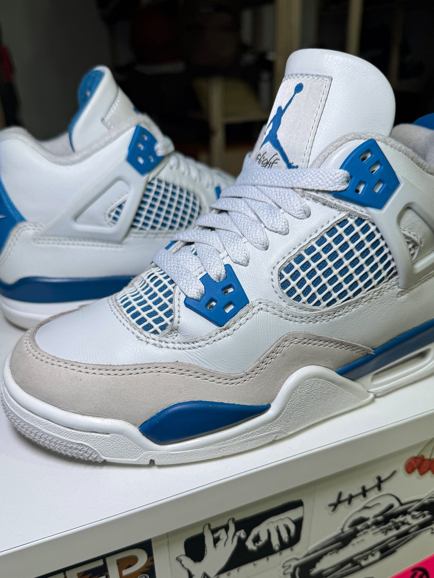 Air Jordan 4 Retro 'Military Blue’ GS 2024 - Recondicionado
