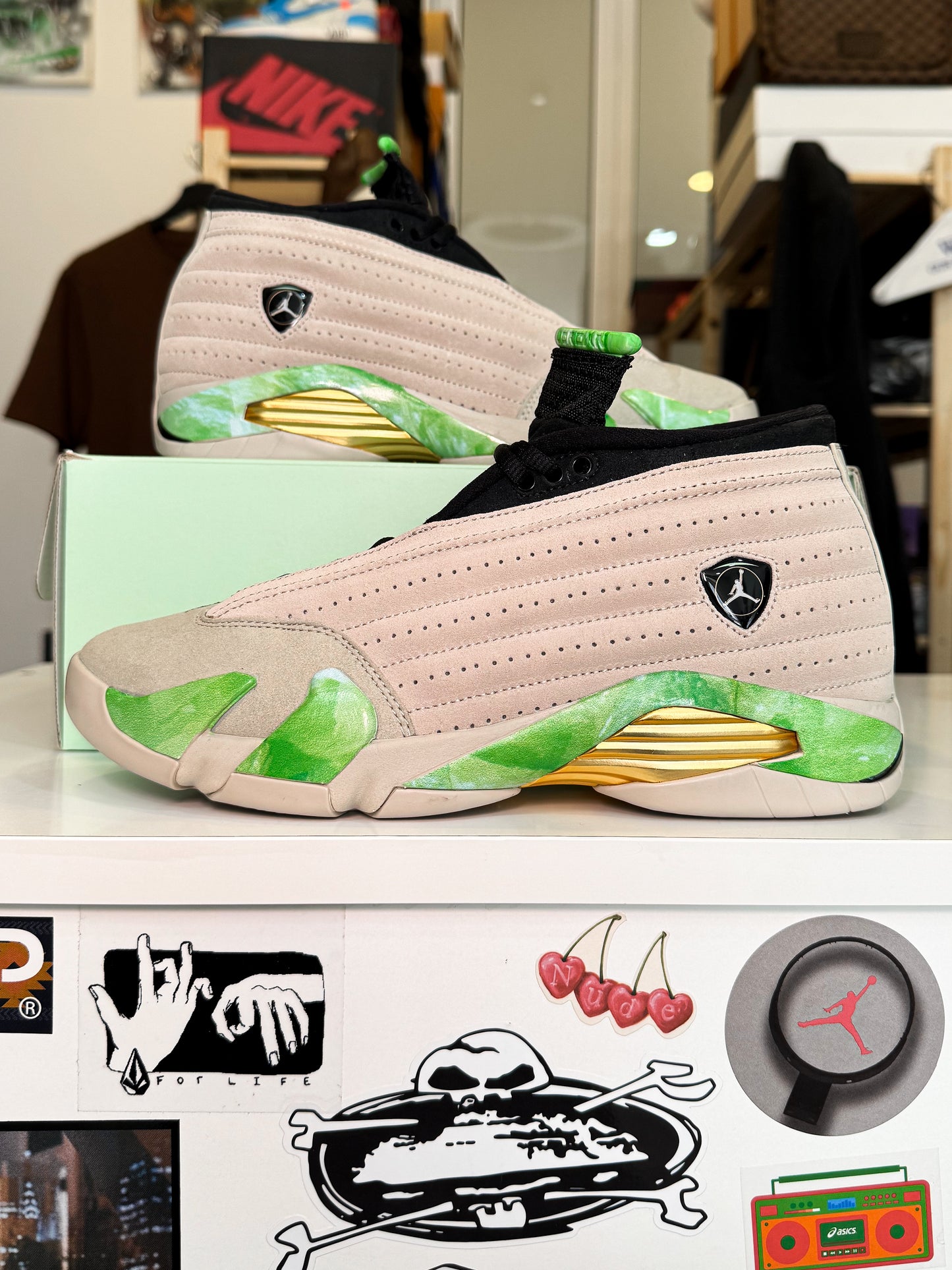 Air Jordan 14 Retro Low SP x Aleali May ‘Fortune’ W 2021 - Recondicionado