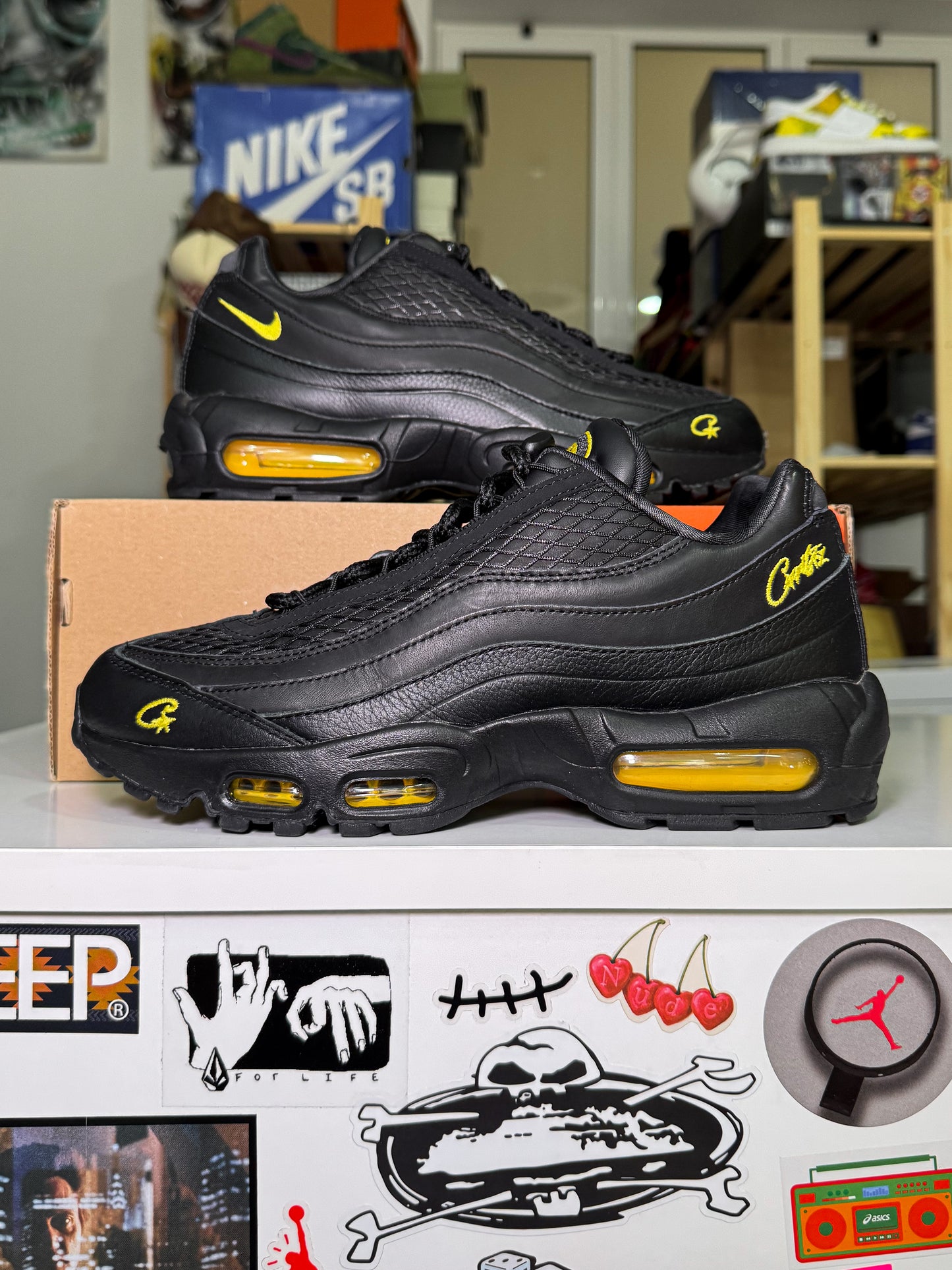 Nike Air Max 95 SP x Corteiz ‘Honey Black’ 2025 - Recondicionado