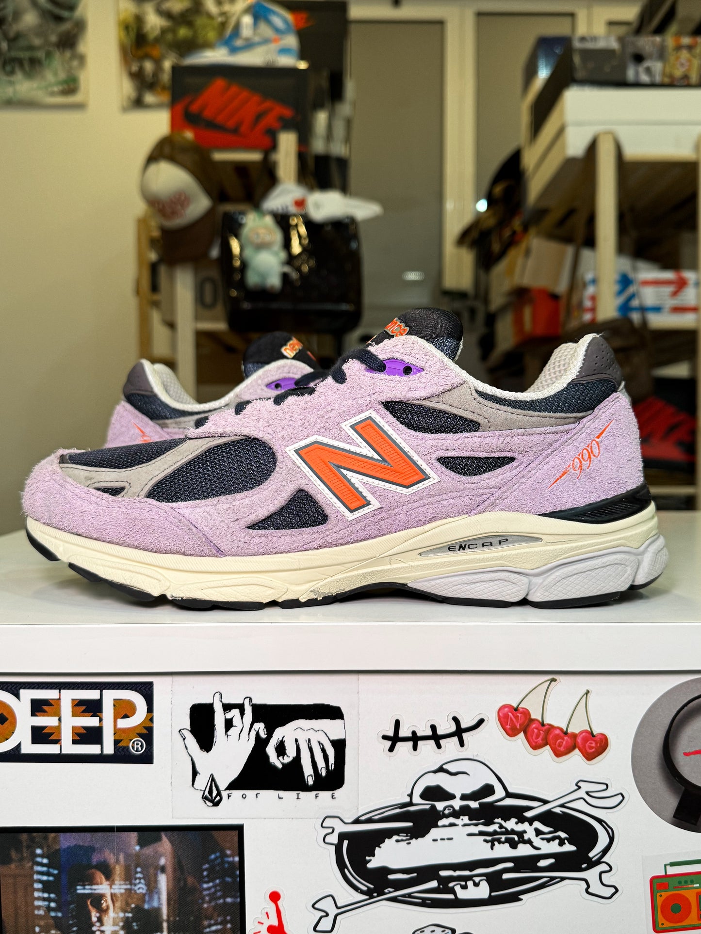 New Balance 990v3 x Teddy Santis Big Kid ‘Raw Amethyst’ - Recondicionado