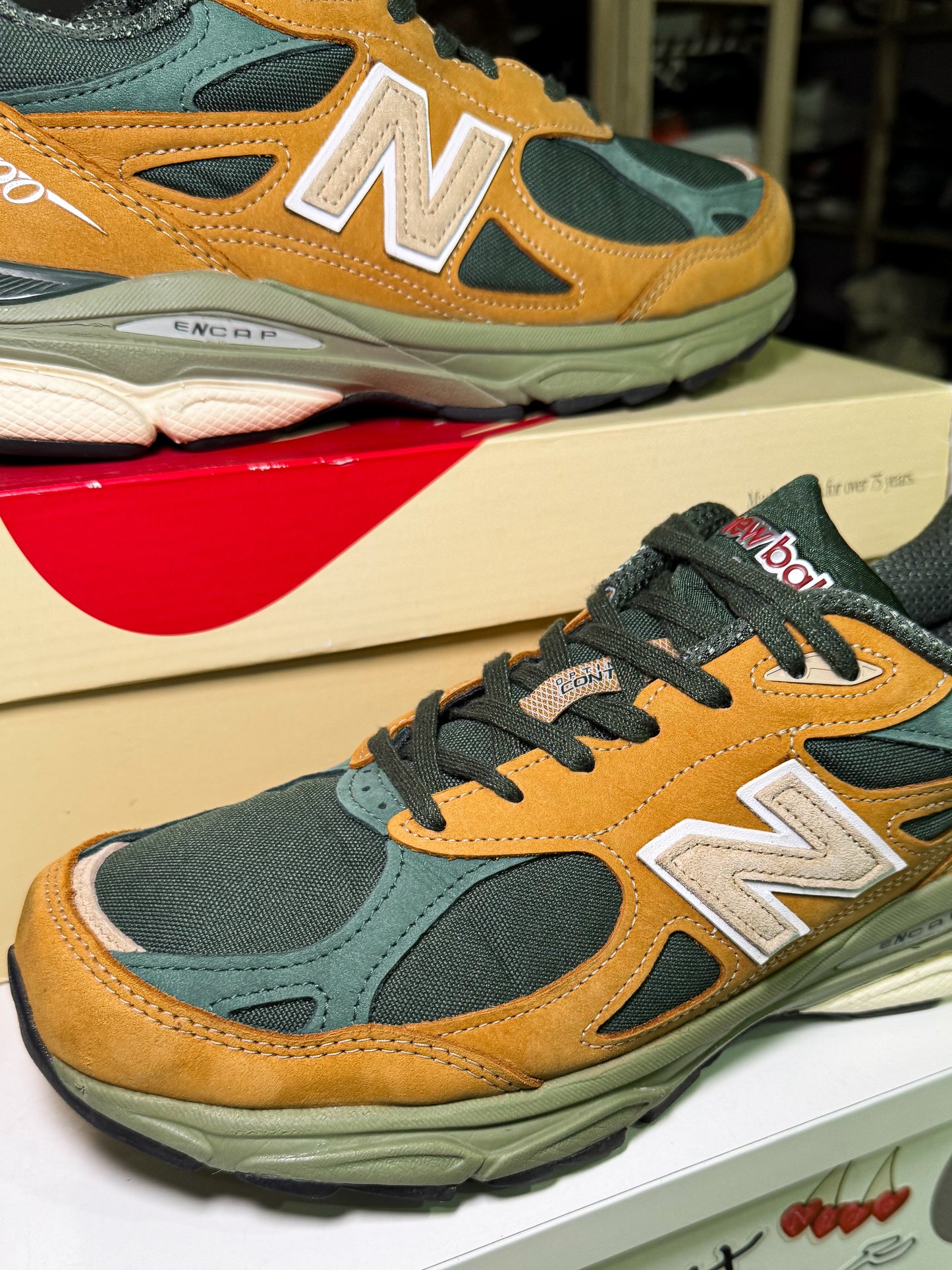 New Balance 990v3 MiUSA x Teddy Santis ‘Tan Green’ 2023 - Recondicionado