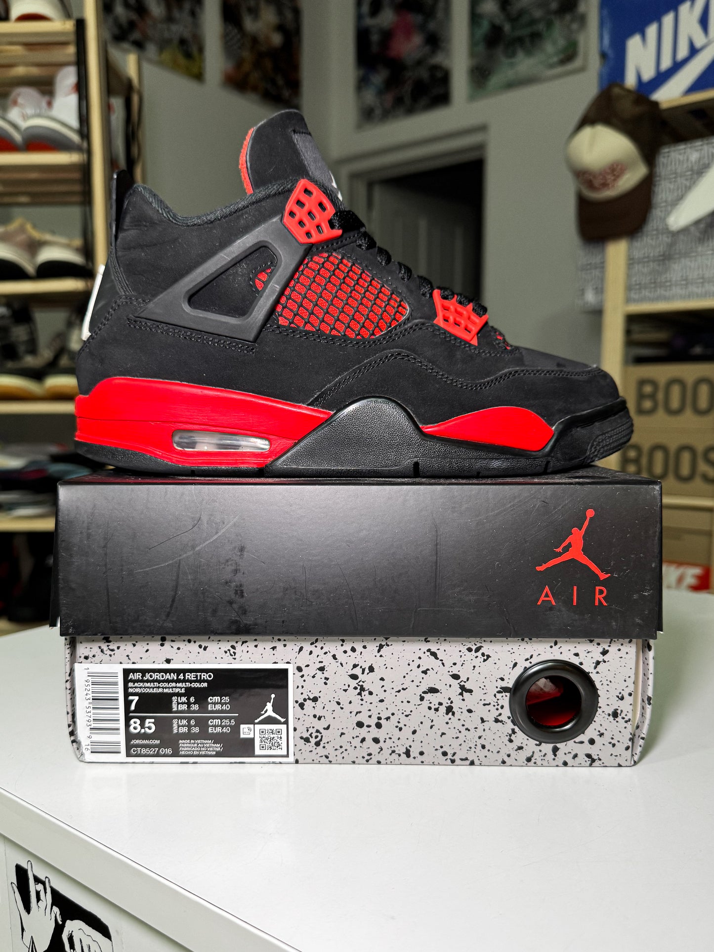 Air Jordan 4 Retro 'Red Thunder' 2022 - Recondicionado