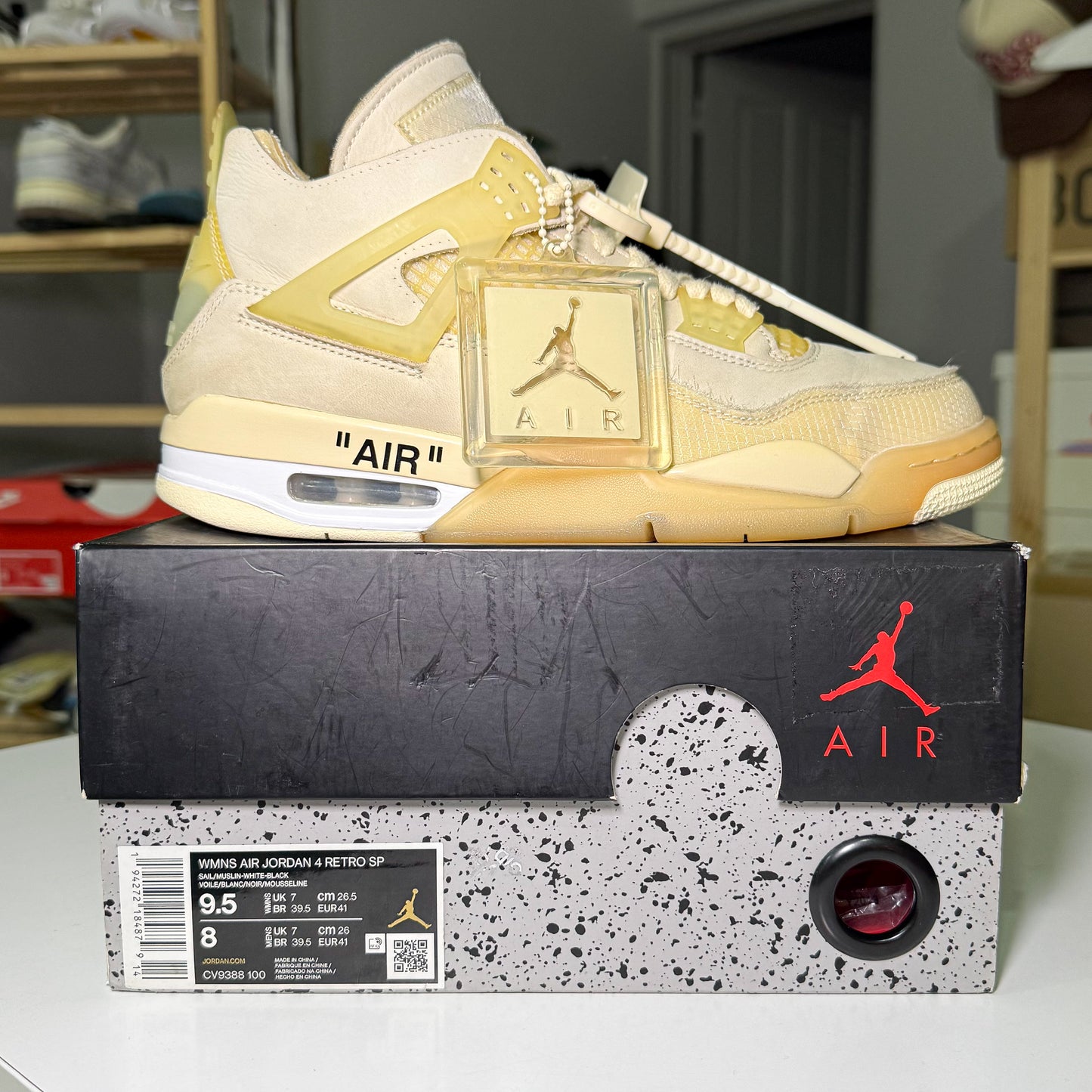 Air Jordan 4 Retro SP x Off White ‘Sail’ W 2020 - Recondicionado