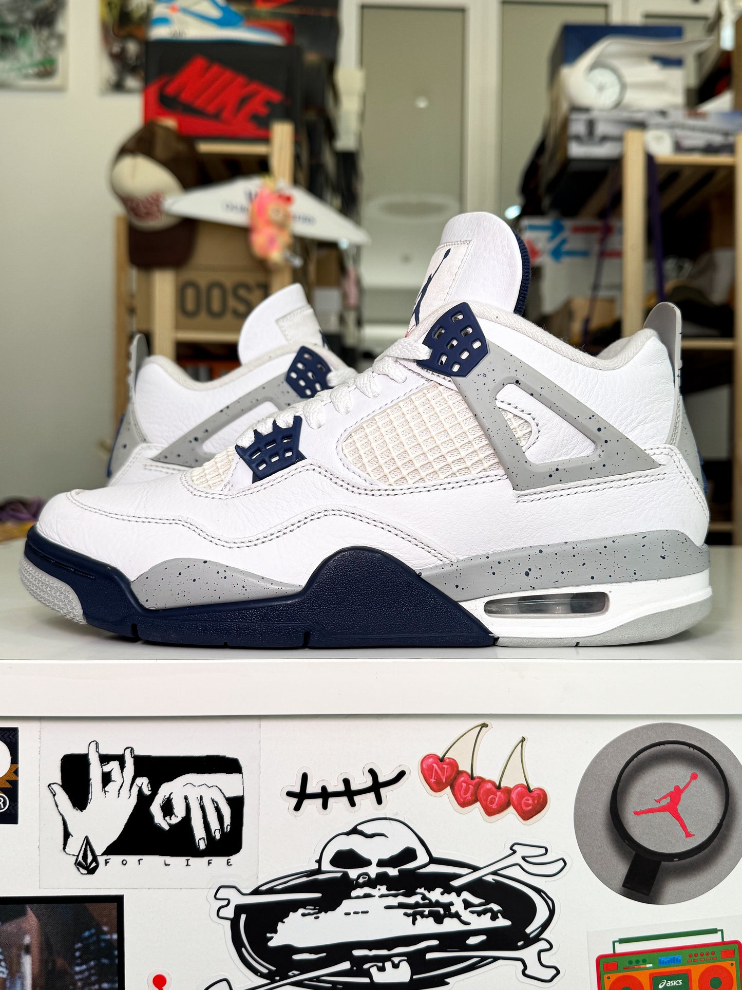 Air Jordan 4 Retro 'Midnight Navy’ 2022 - Recondicionado