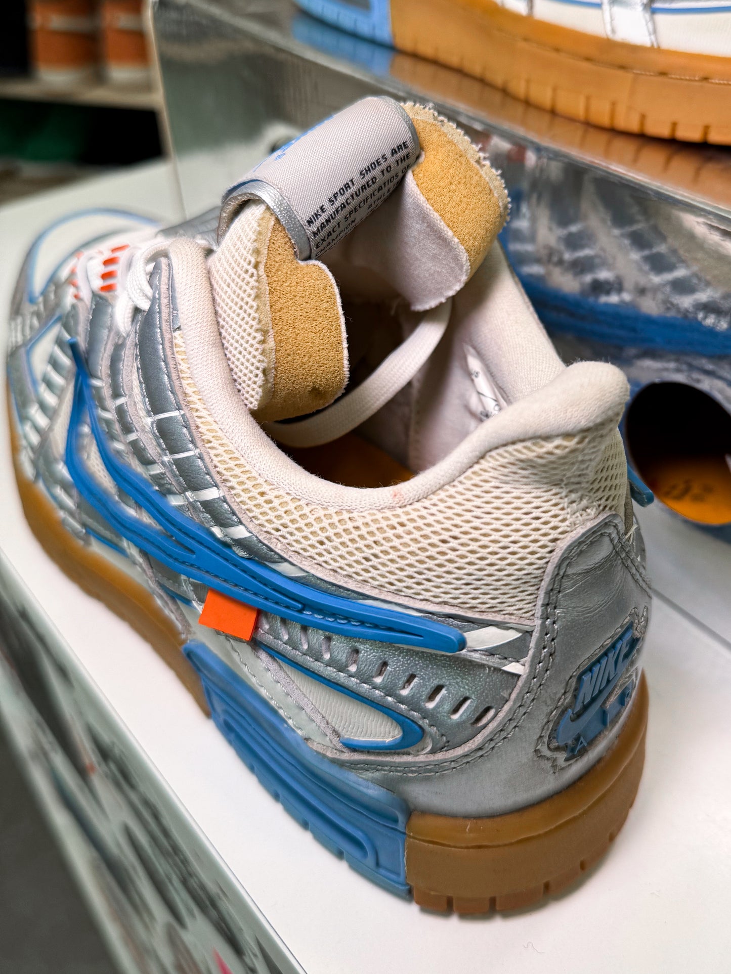 Nike Air Rubber Dunk x Off White ‘University Blue’ EU Exclusive 2020 - Recondicionado