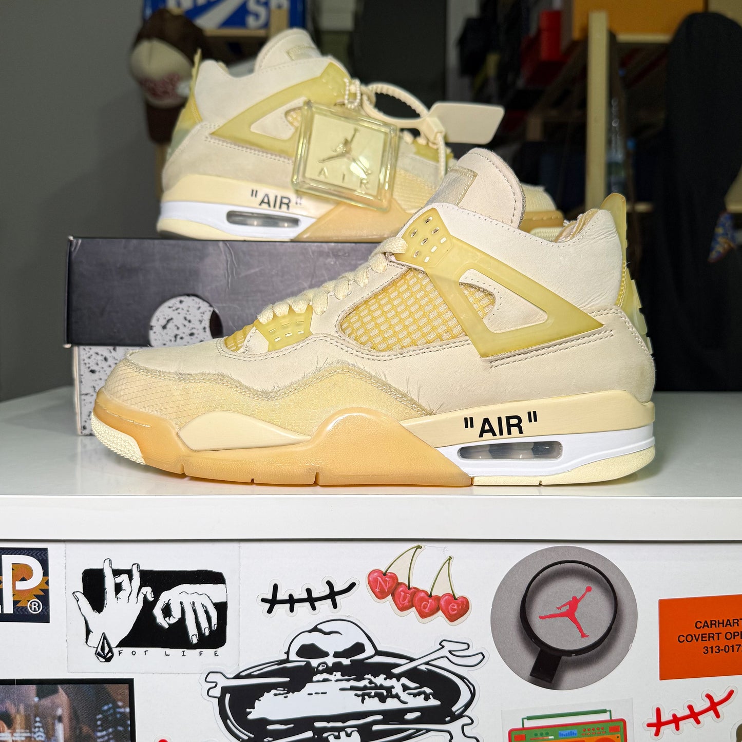 Air Jordan 4 Retro SP x Off White ‘Sail’ W 2020 - Recondicionado