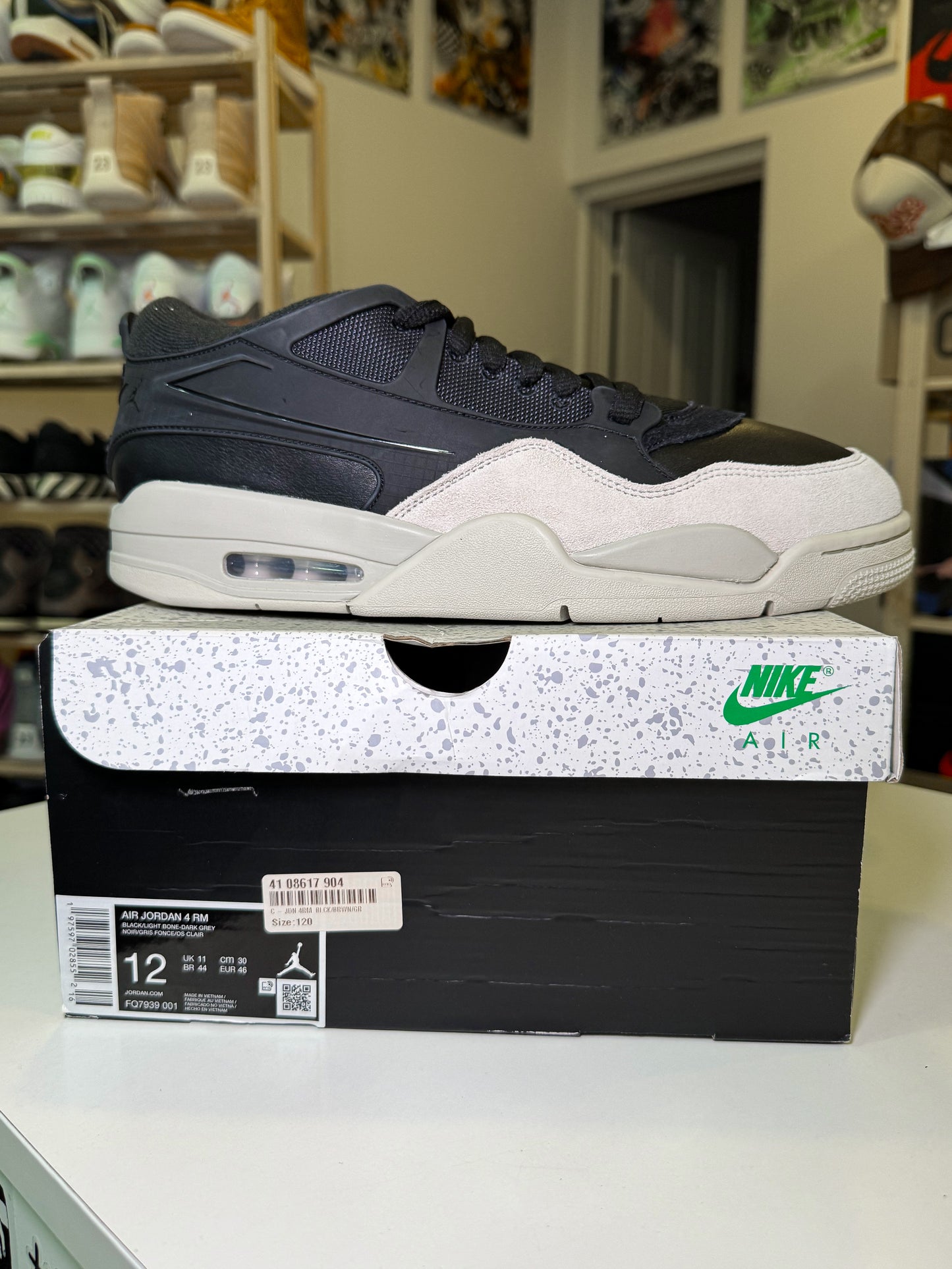 Air Jordan 4 RM ‘Black Light Bone’ 2024 - DS
