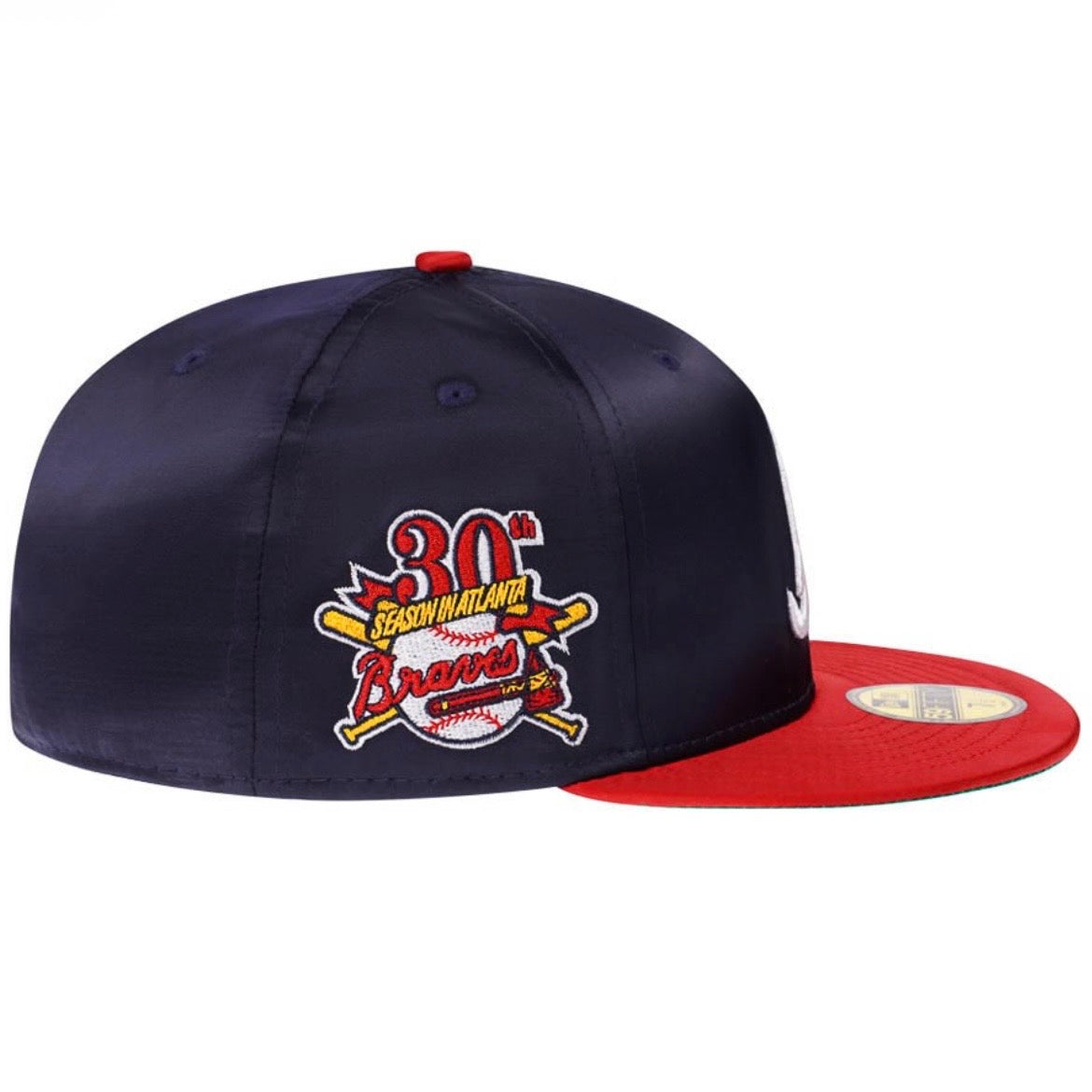 New Era 59Fifty Atlanta Braves 30th Anniversary Satin Elite Edition Fitted Cap