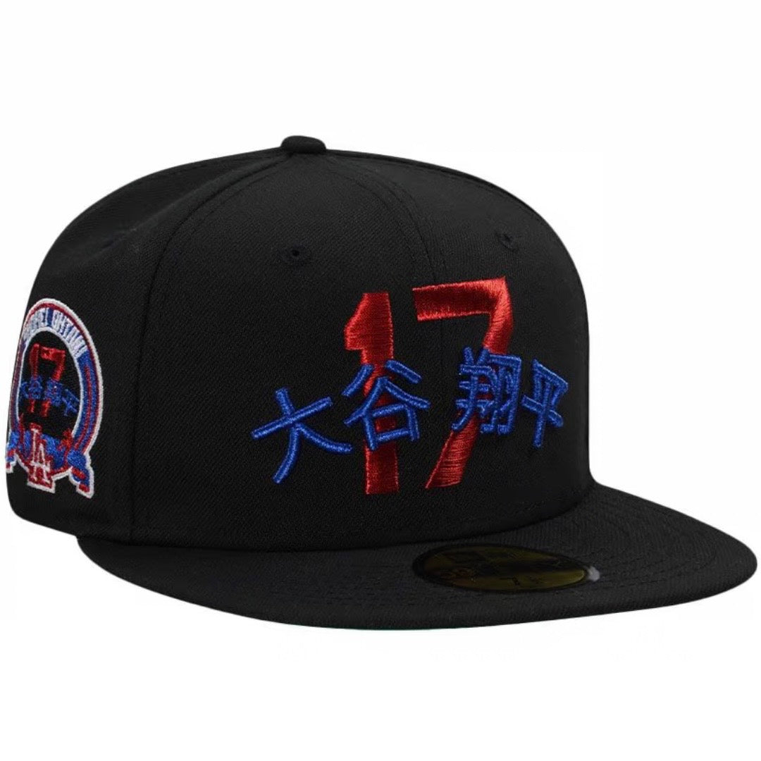 New Era 59Fifty Los Angeles Dodgers Othani Black Prime Fitted Cap