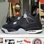 Air Jordan 4 Retro 'Black Canvas' 2022 - Recondicionado