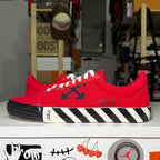 Off White Vulcanized Low Canvas ’Red’ 2018 - Recondicionado