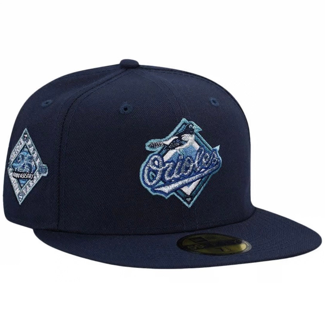 New Era 59Fifty Baltimore Orioles 25th Anniversary Navy Edition Fitted Cap