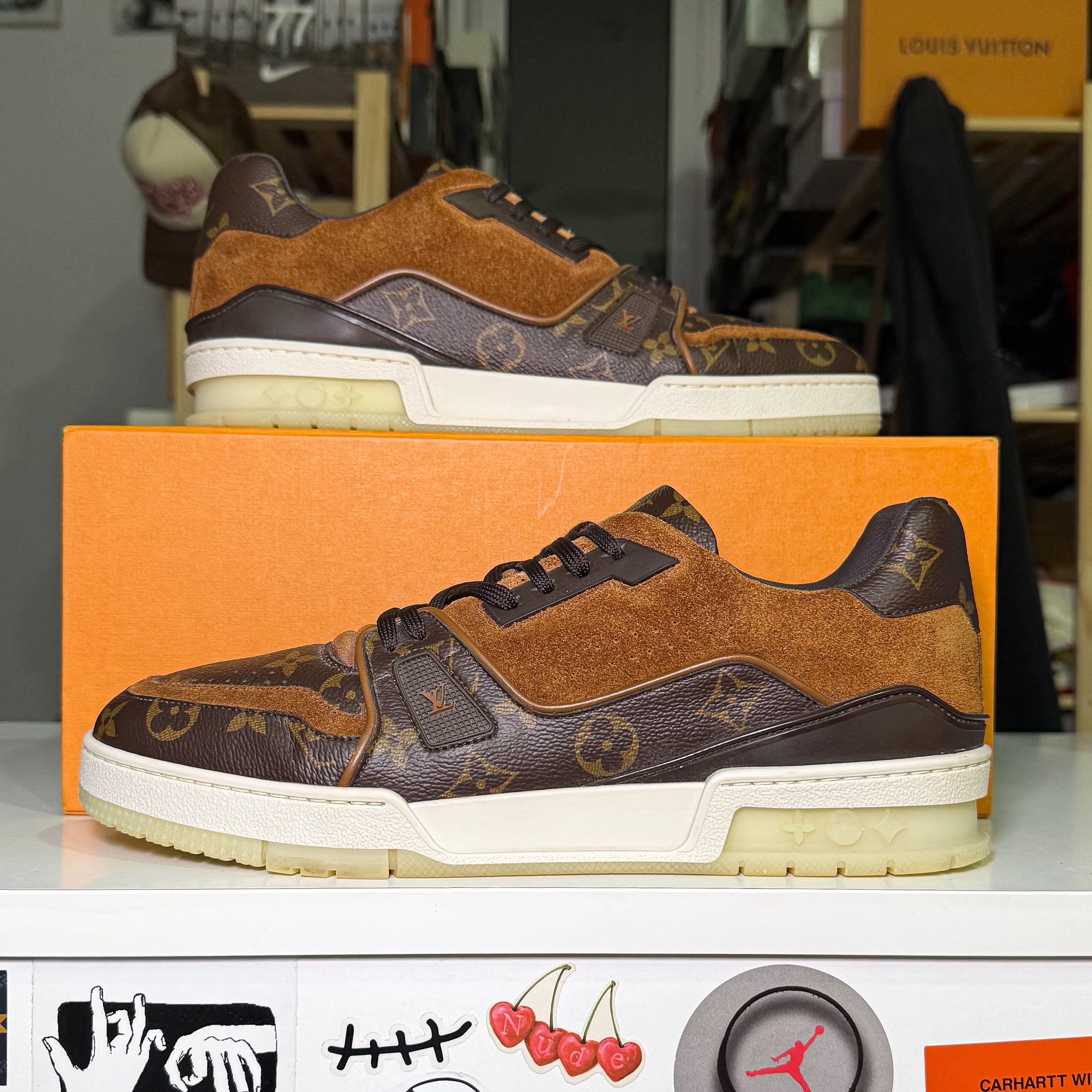 Louis Vuitton LV Trainer ‘Ebene Monogram’ - Recondicionado