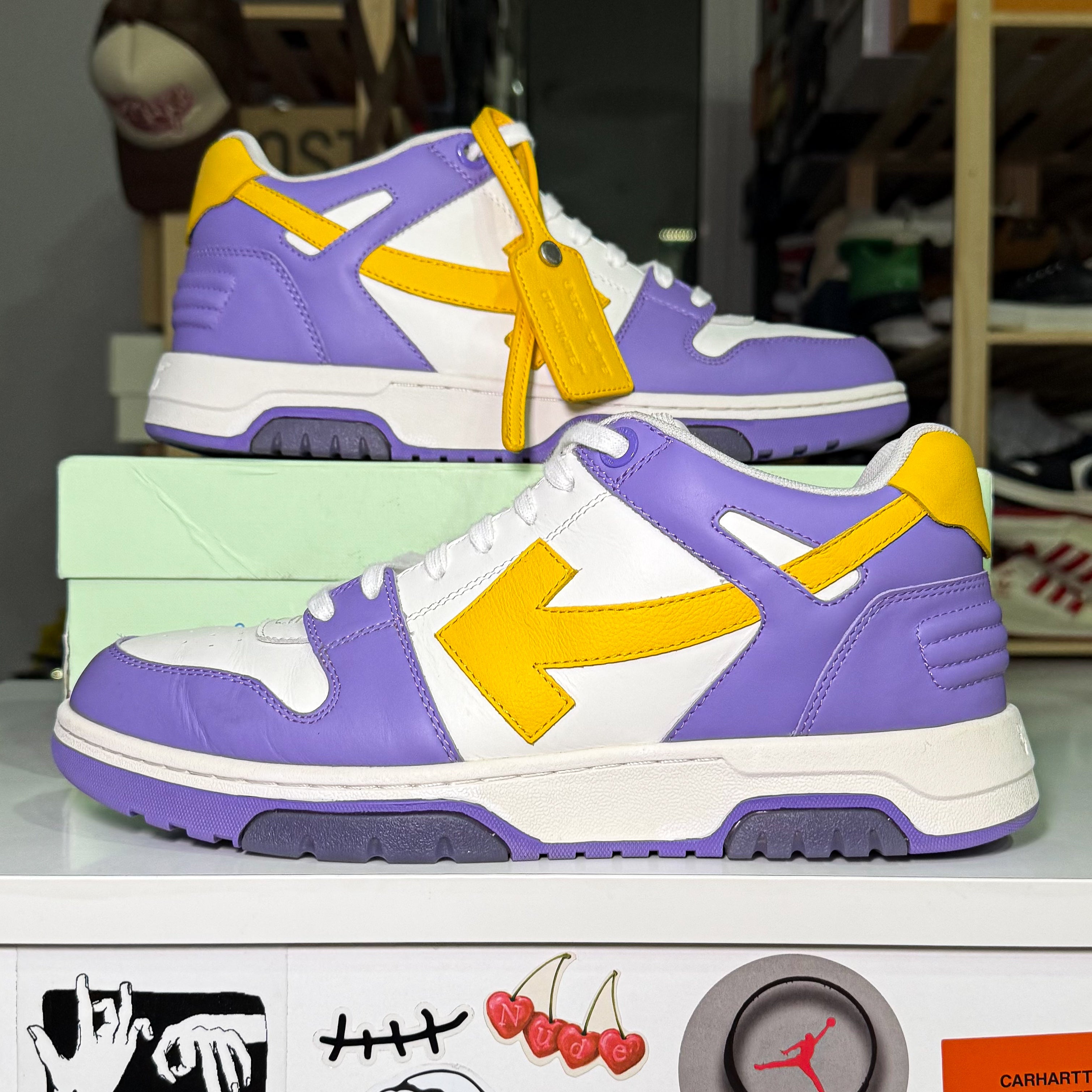 Off White Out of Office Low ‘Purple Yelllow’ 2023 - Recondicionado