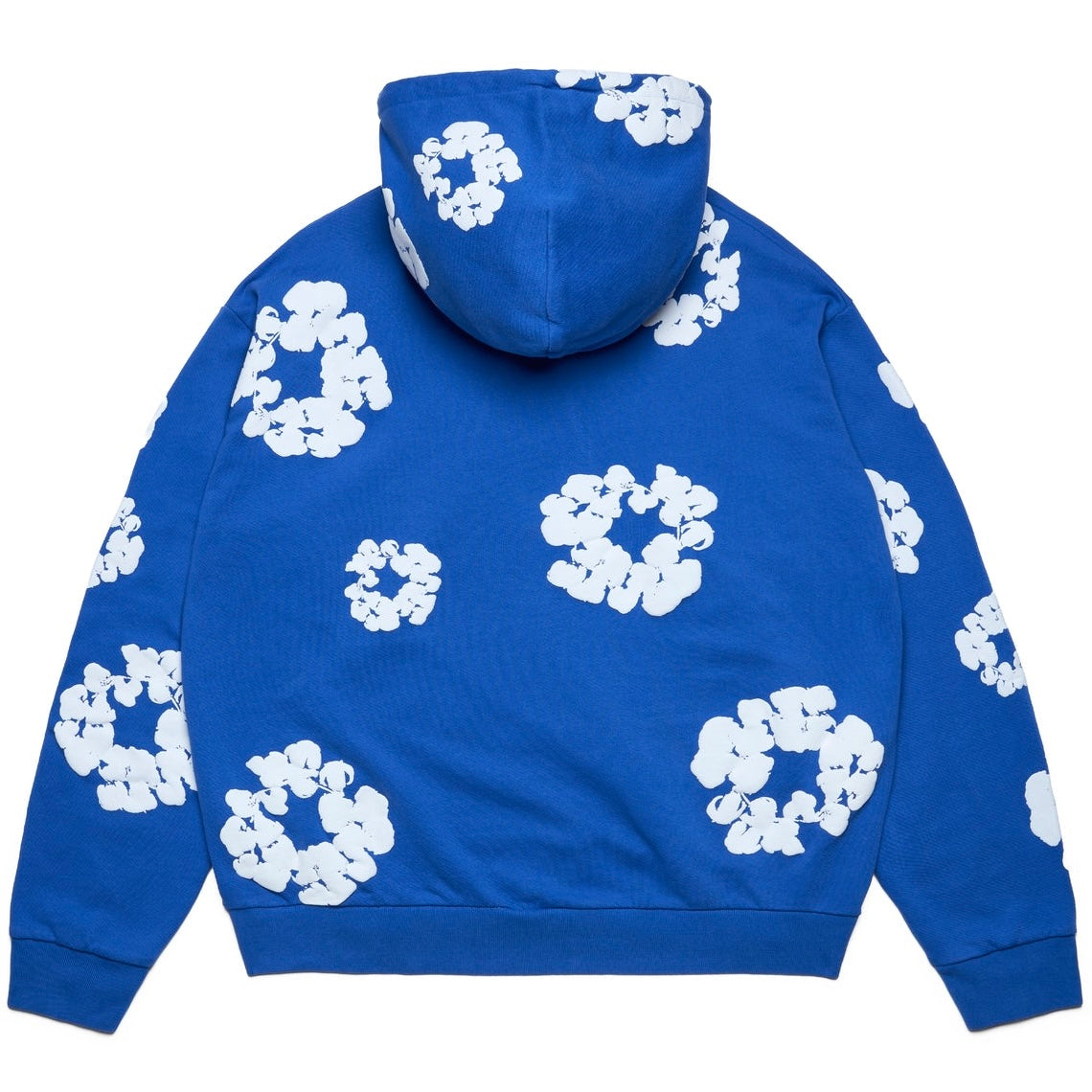 Denim Tears Cotton Wreath Zip Hoodie Blue