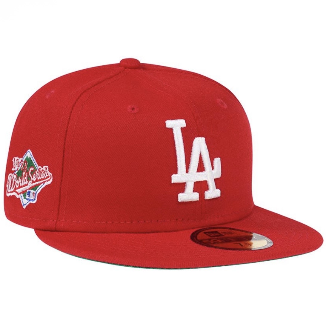 New Era 59Fifty Los Angeles Dodgers World Series 1981 Red Throwback Edition Fitted Cap