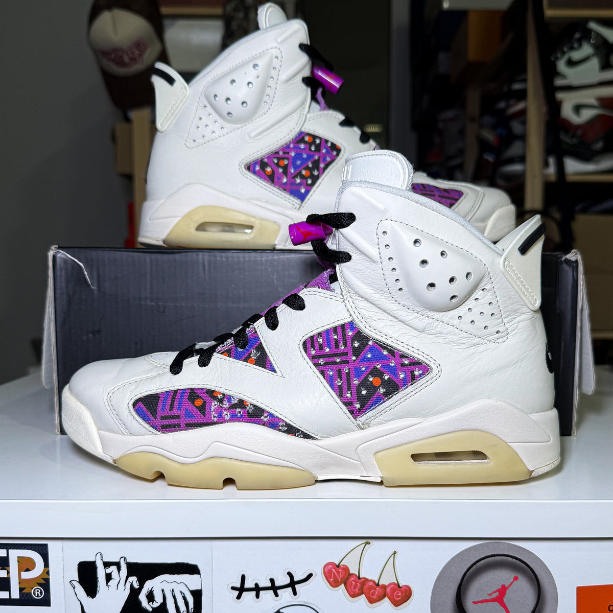 Air Jordan 6 Retro x Quai 54 ‘Purple’ 2020 - Recondicionado