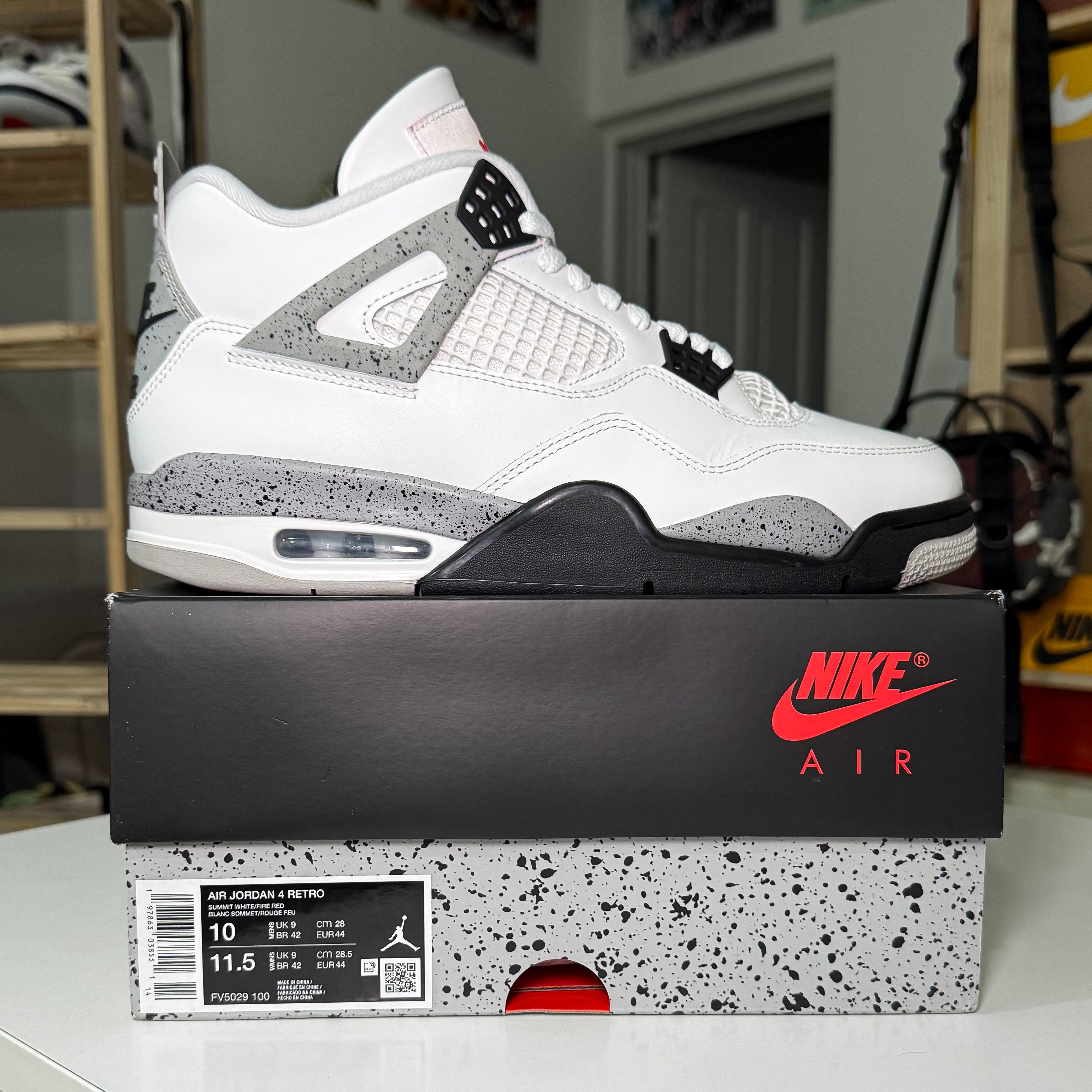 Air Jordan 4 Retro OG ‘White Cement’ 2025 - Recondicionado
