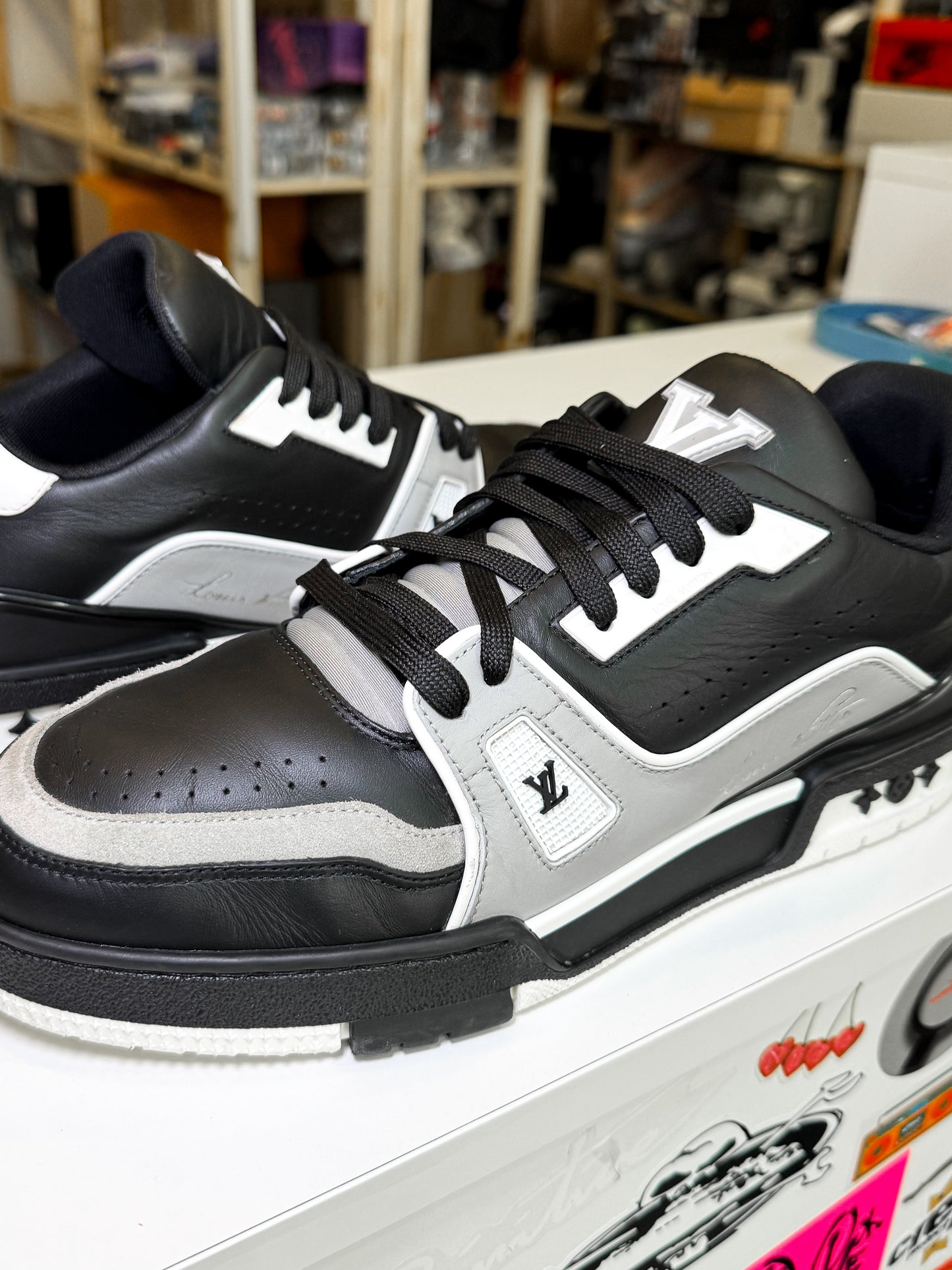 Louis Vuitton LV Trainer #54 ‘Black Grey White’ 2021 - Reconsicionado