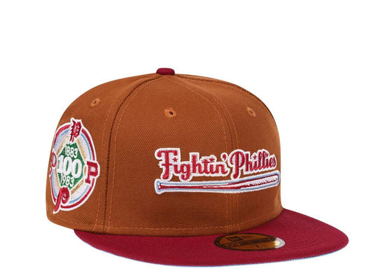 New Era 59Fifty Philadelphia Phillies 100th Anniversary Fightin Prime Two Tone Edition Fitted Cap