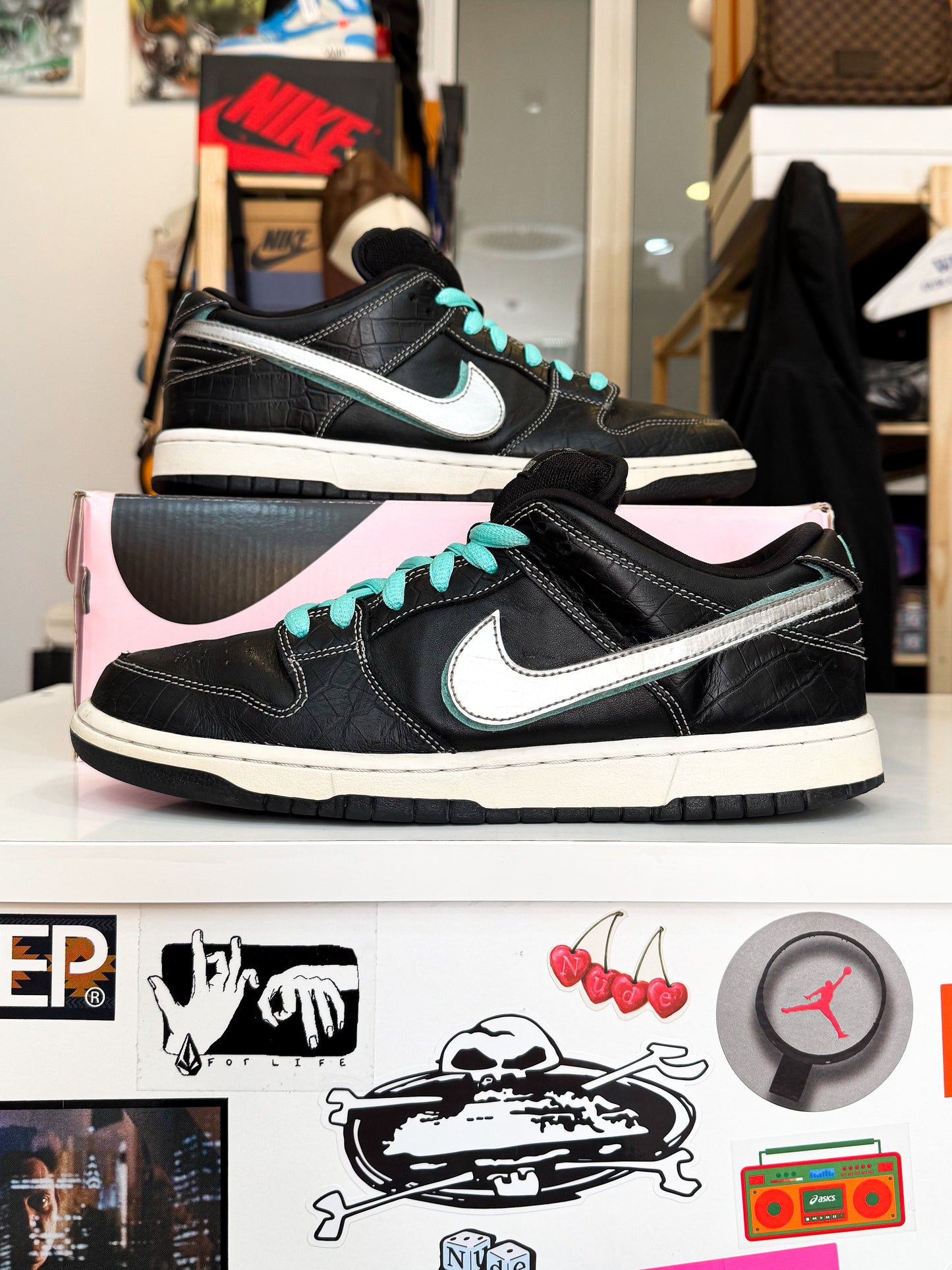 Nike SB Dunk Low Pro x Diamond Supply ‘Black Diamond’ 2018 - Recondicionado