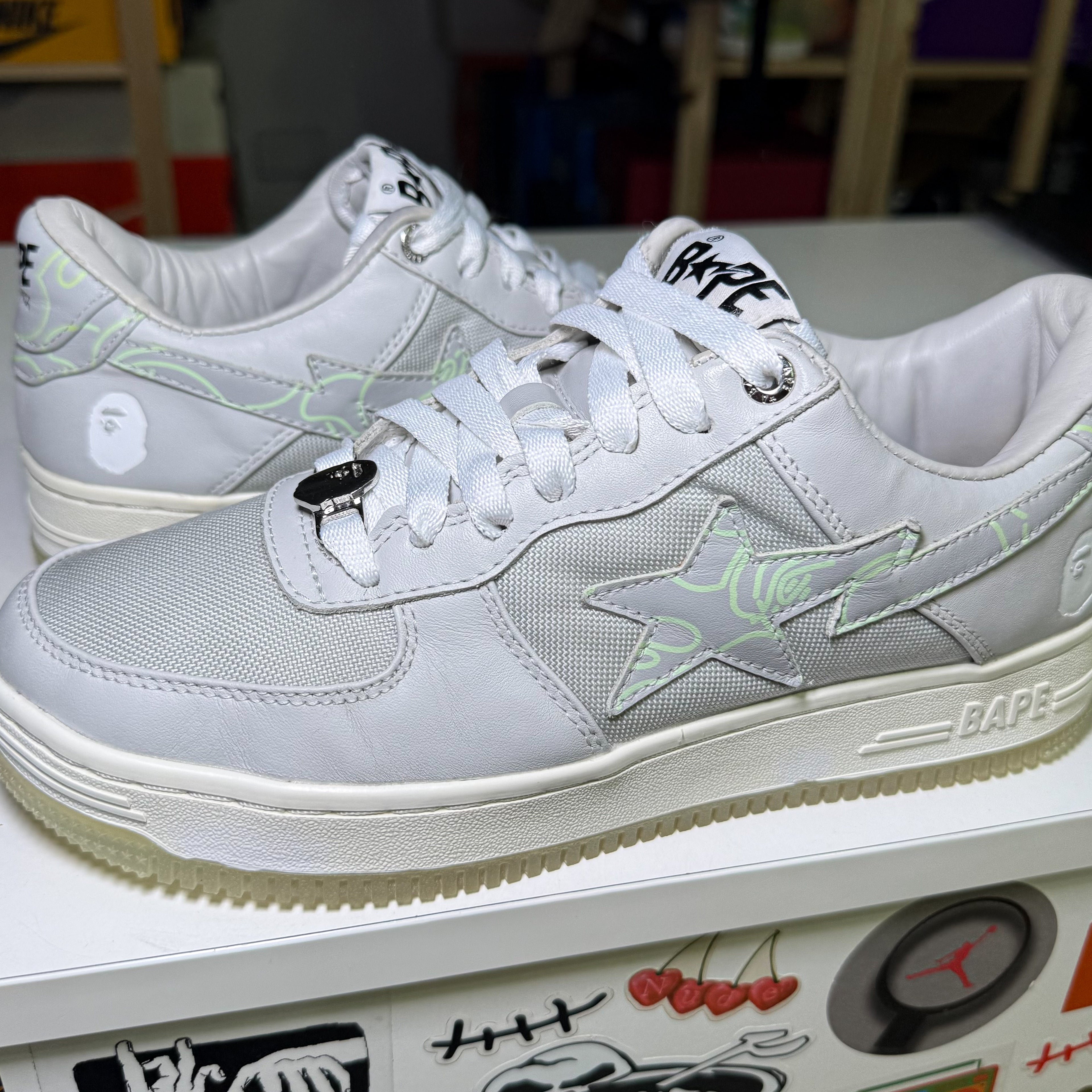 Bape Bapesta ‘Text Code Camo - Grey’ 2022 - Recondicionado