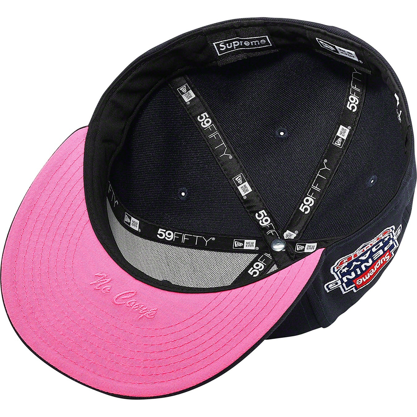 Supreme x New Era 59Fifty No Comp Box Logo Fitted Hat FW21