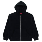 Supreme Pilled Zip Up Hooded Sweatshirt ‘Black’ FW24