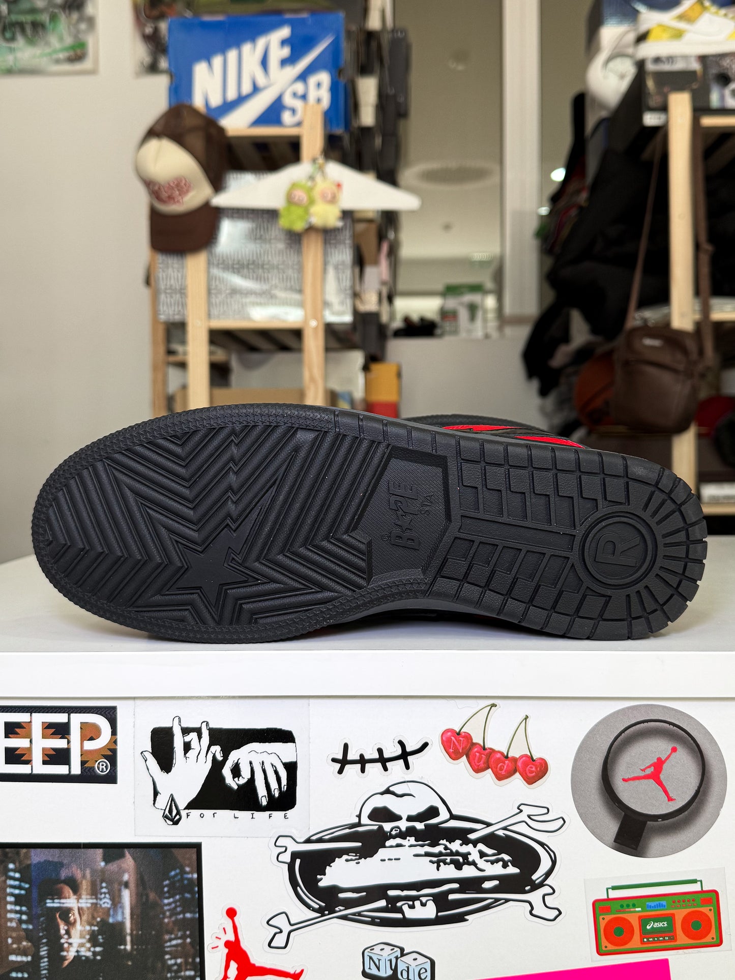 Bape Sk8 Sta ‘Black Red’ - Recondicionado