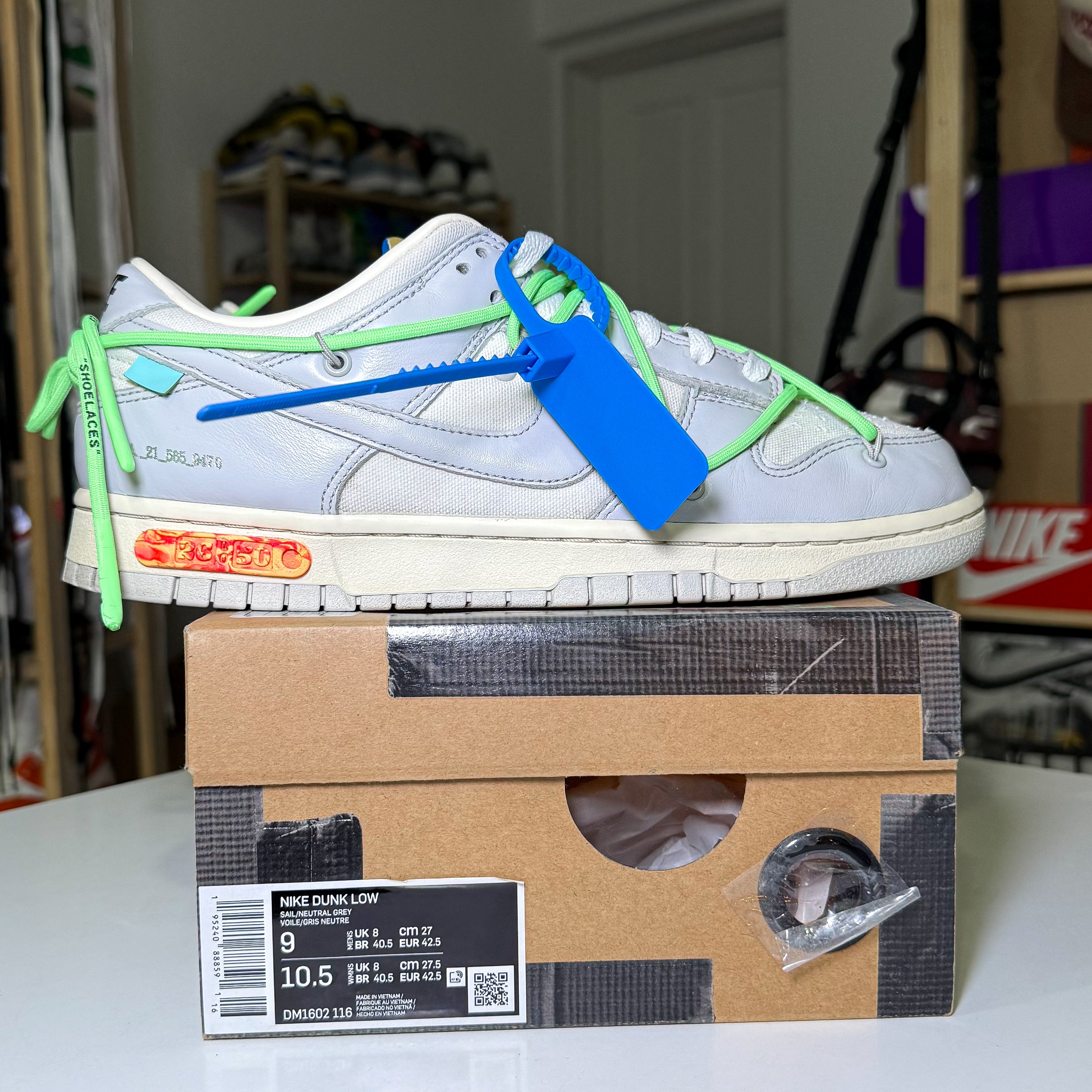 Nike Dunk Low x Off White Lot 26 2021 - Recondicionado