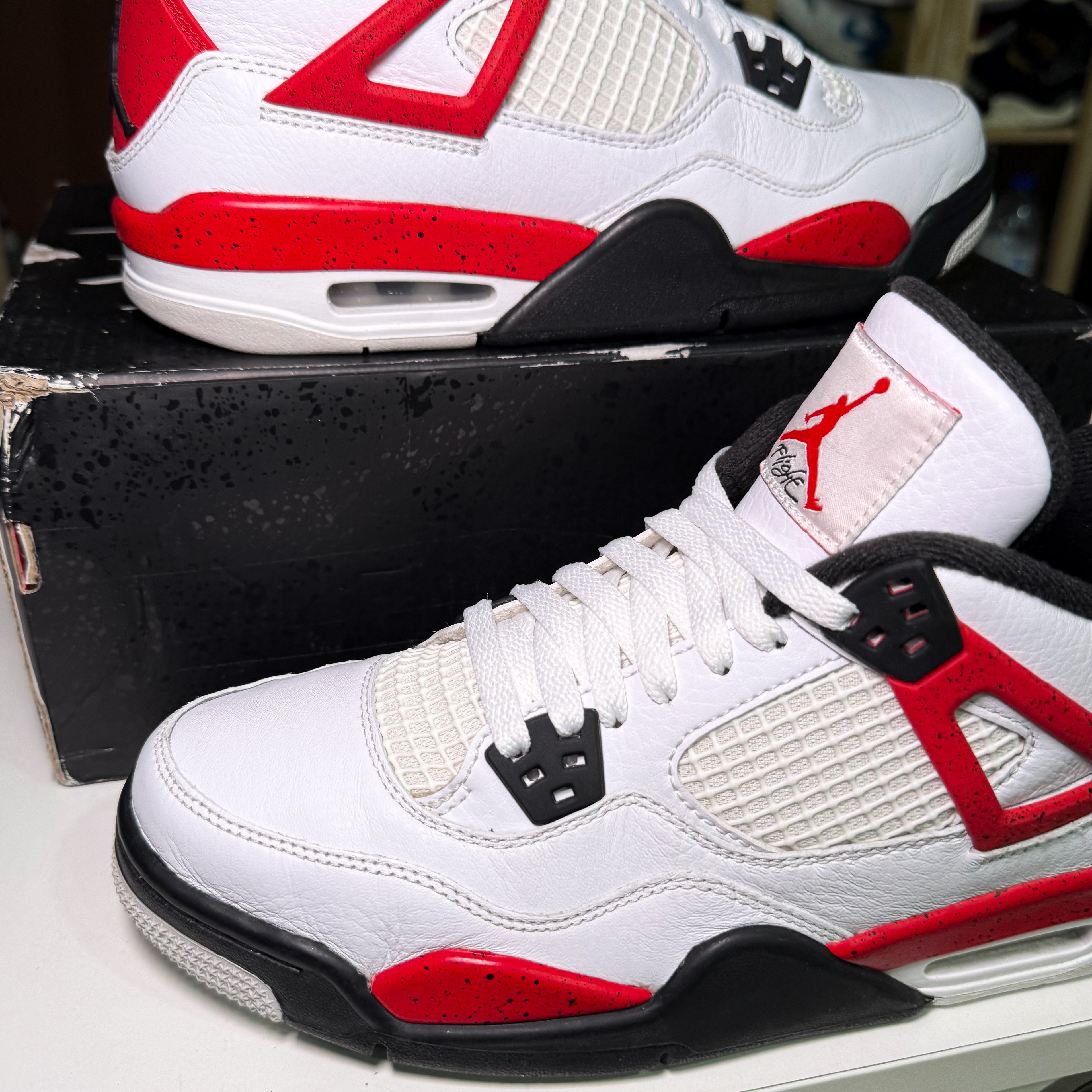 Air Jordan 4 Retro 'Red Cement' GS 2023 - Recondicionado