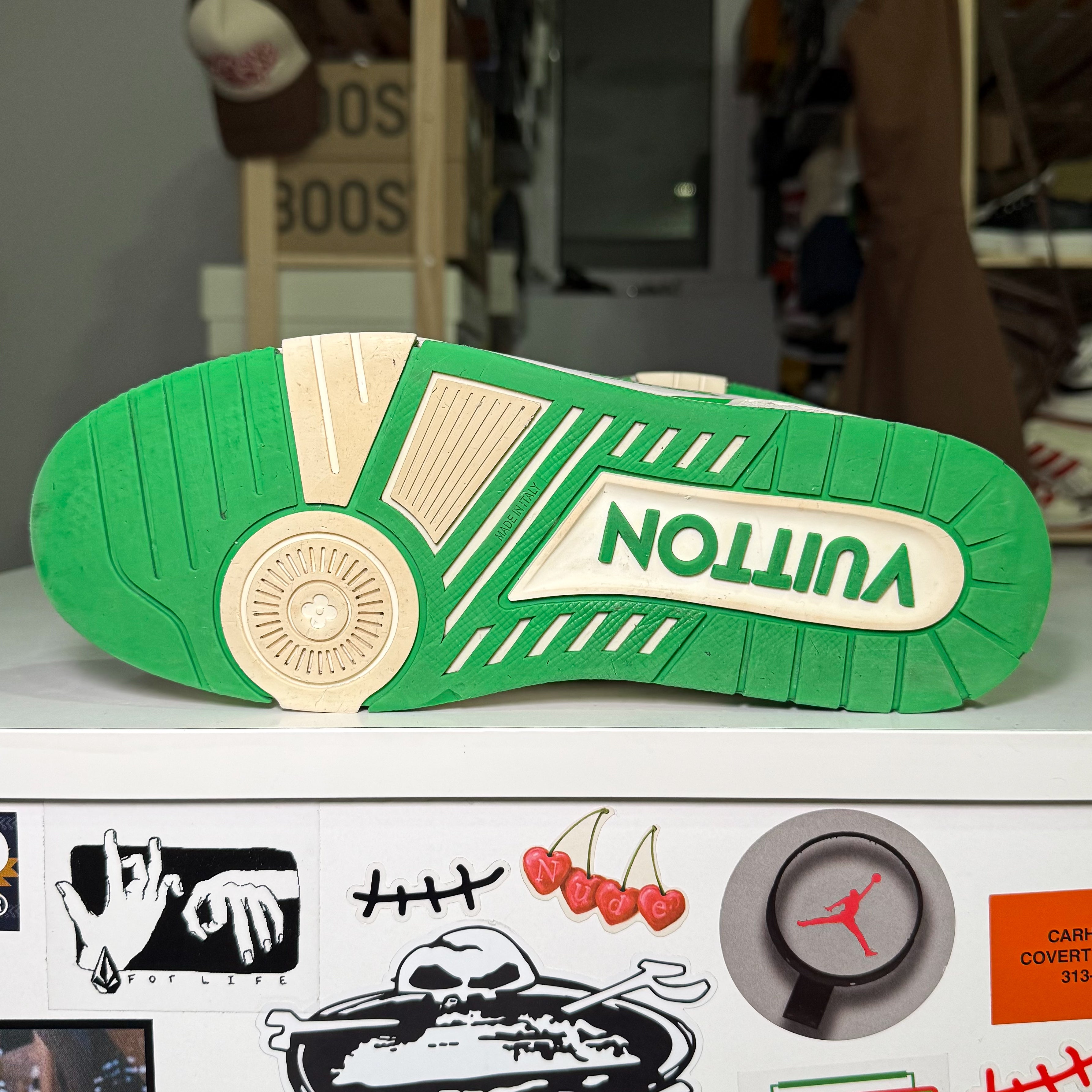 Louis Vuitton LV Trainer #54 Signature ‘White Green’ - Recondicionado