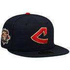 New Era 59Fifty Cleveland Indians American League Throwback Edition Fitted Cap