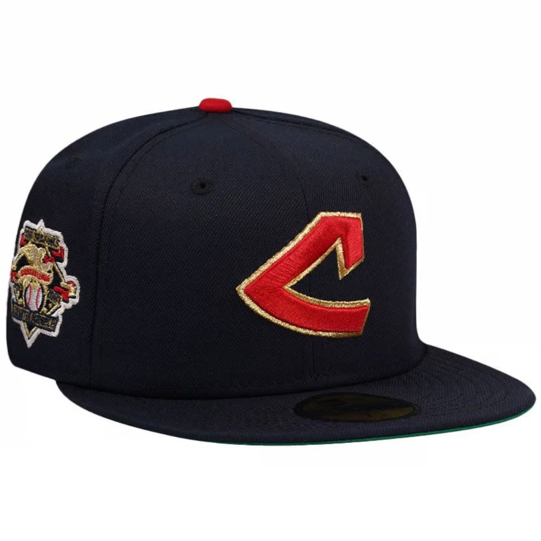 New Era 59Fifty Cleveland Indians American League Throwback Edition Fitted Cap