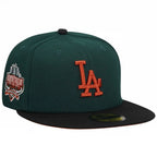 New Era 59Fifty Los Angeles Dodgers 40th Anniversary Dark Green Rust Two Tone Fitted Cap