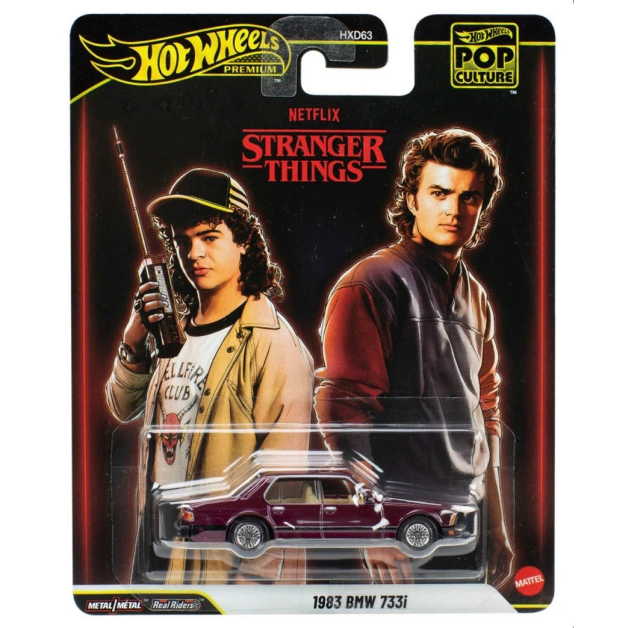 Mattel Hot Wheels Pop Culture 2025 Stranger Things 1983 BMW 733i